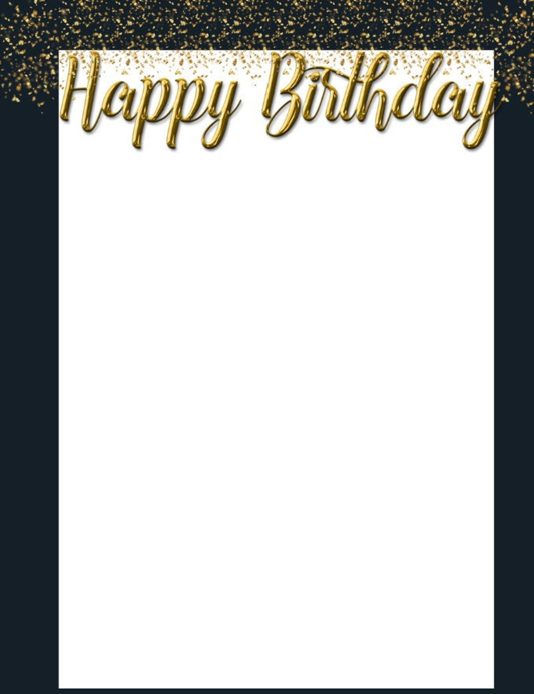 Wallpaper #3DG7NZMB5zzyi_yYq1fz152 Birthday Border Black and Gold Printable Legal Letter Size for