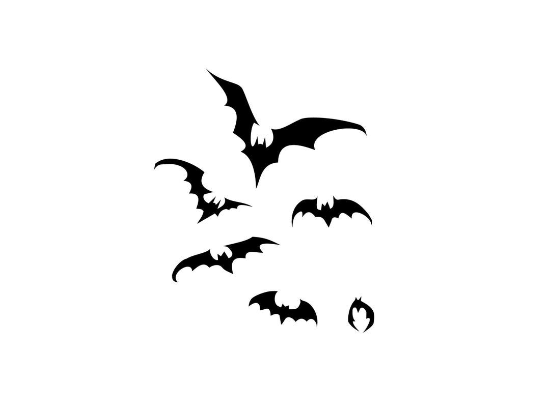 Wallpaper #80b81 Halloween Moon Bats Clipart Halloween Clipart Bats Etsy