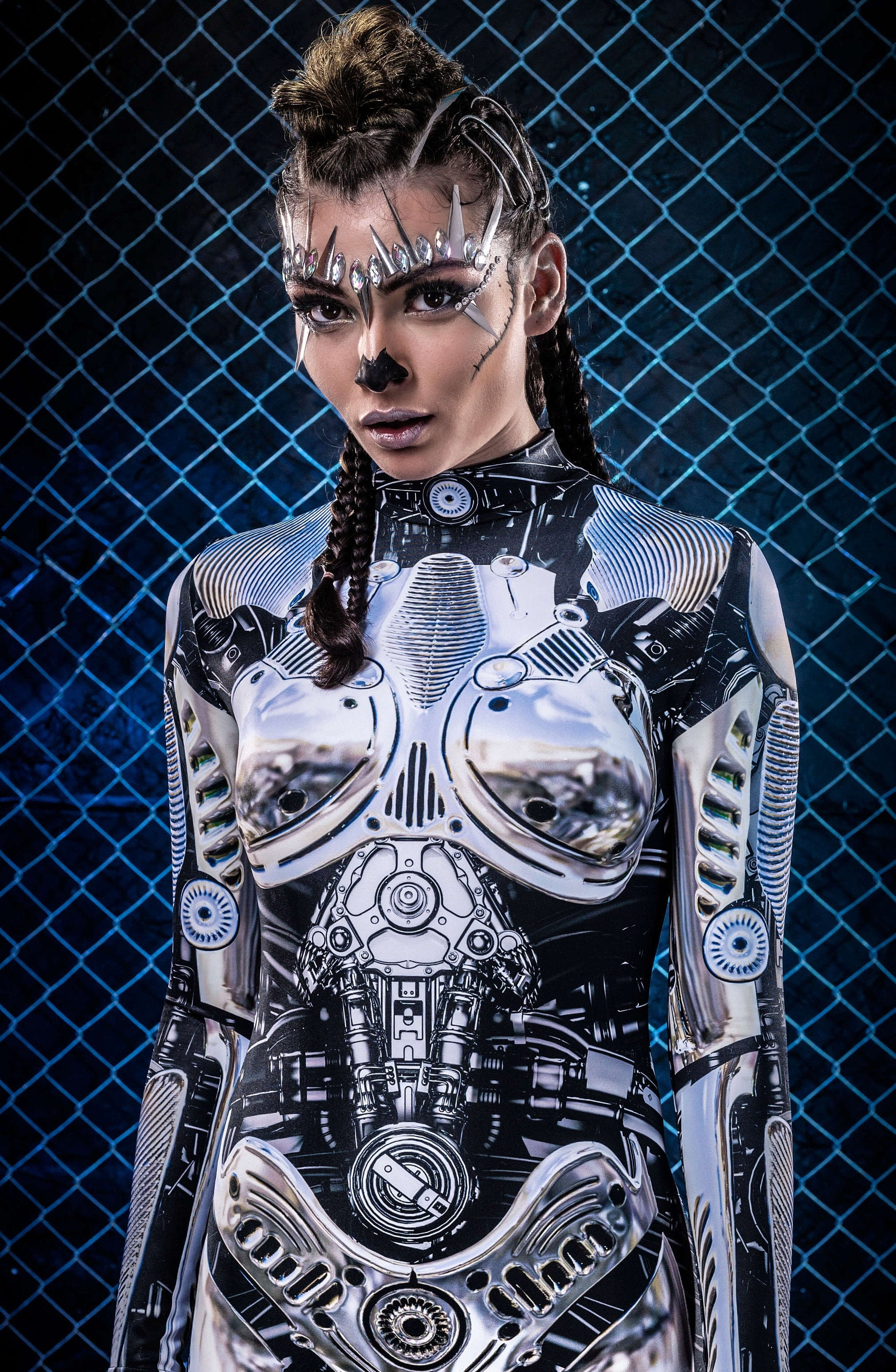 Wallpaper #KX3M8Y4Bnwiau_P6Vwpj7 Robot Halloween Costume Sexy Halloween Bodysuit Cyberpunk Etsy