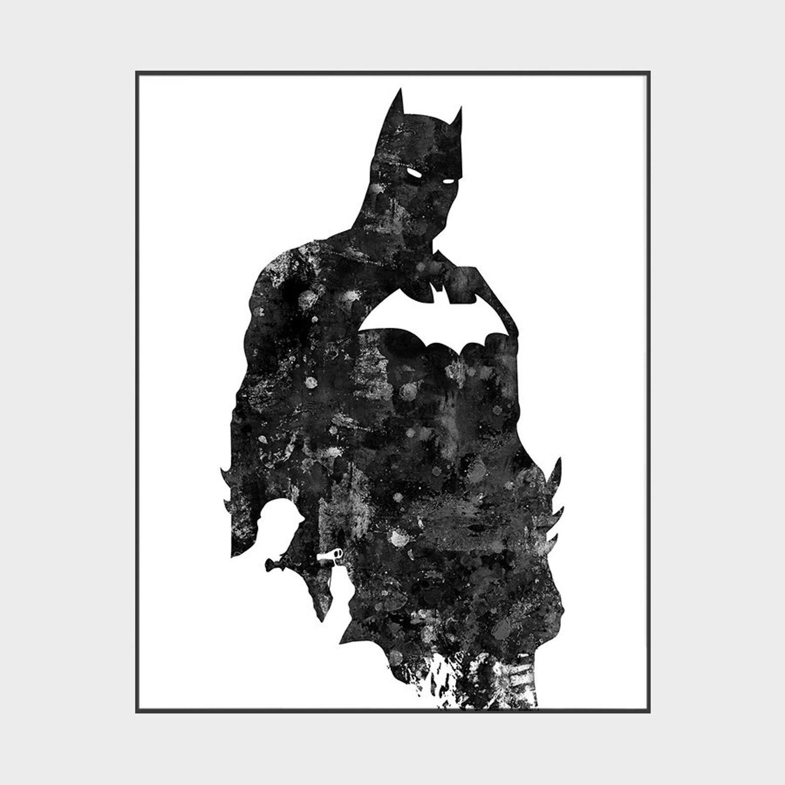 Wallpaper #4HTBz44B_8f4nGFaB3RC46 Batman Poster Batman Wall Art Batman Art Print DC Comics Etsy
