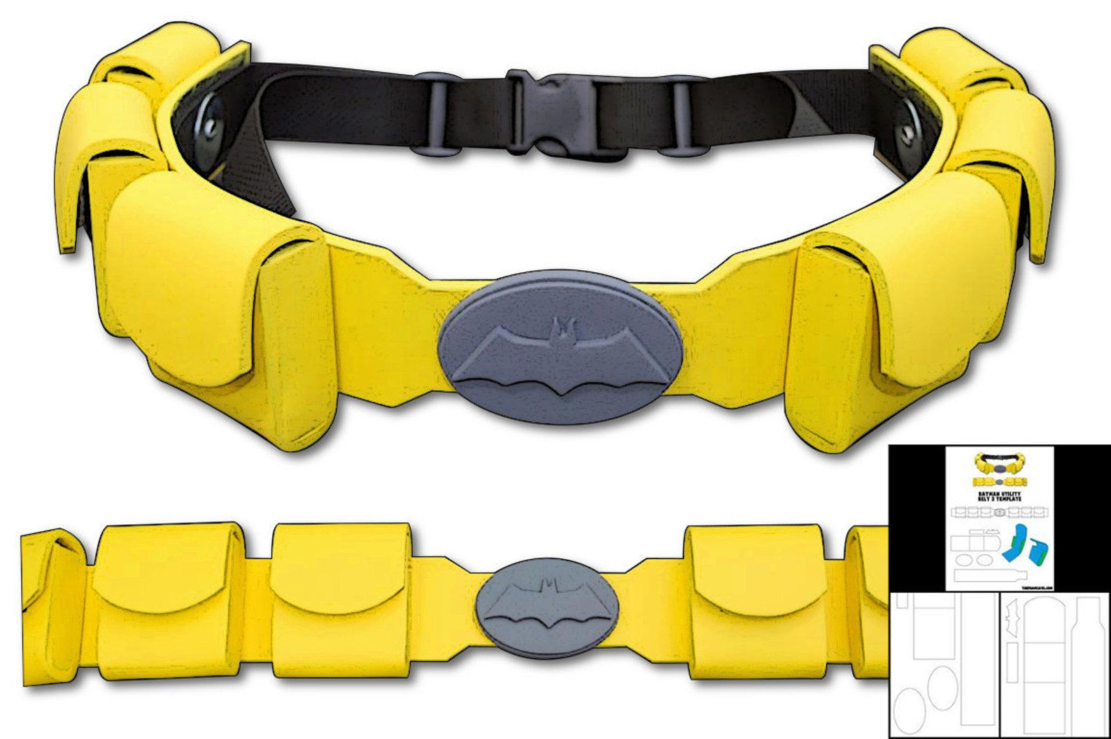 Wallpaper #UnfFJpMB-pgBXx60VaNl138 Template for Batman Utility Belt 2 Etsy