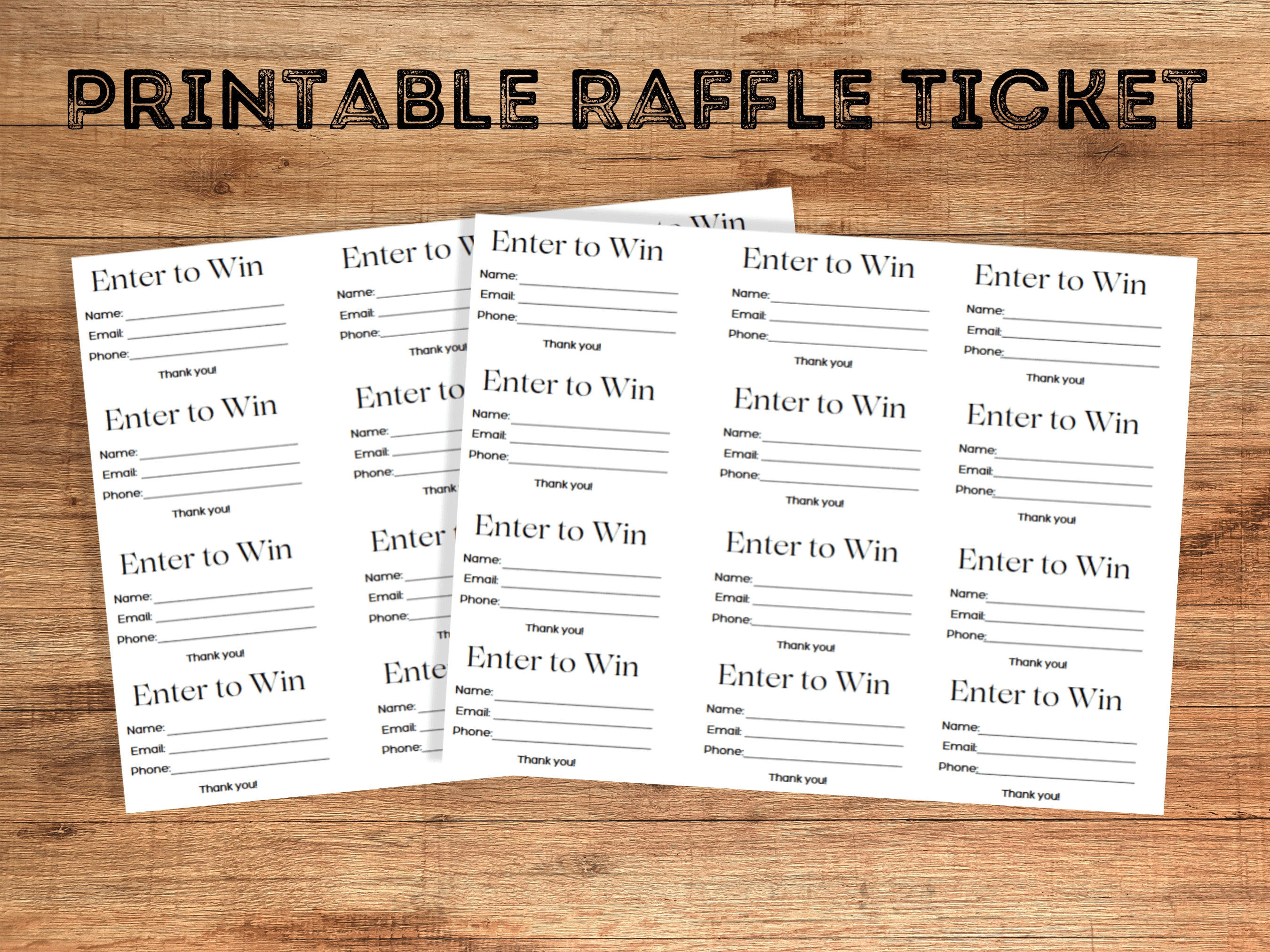 Wallpaper #58496 Free Printable Raffle Ticket Templates