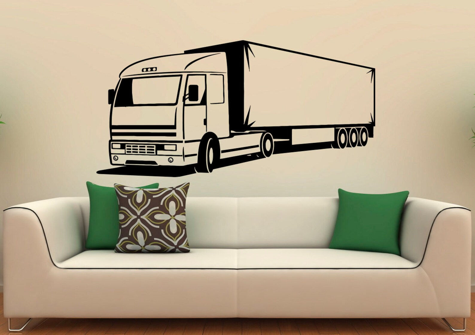 Wallpaper #rbg73JIBJvJKYCmEZfqB2 Semi Truck Wall Decal Vinyl Stickers Home Interior Art Design Etsy