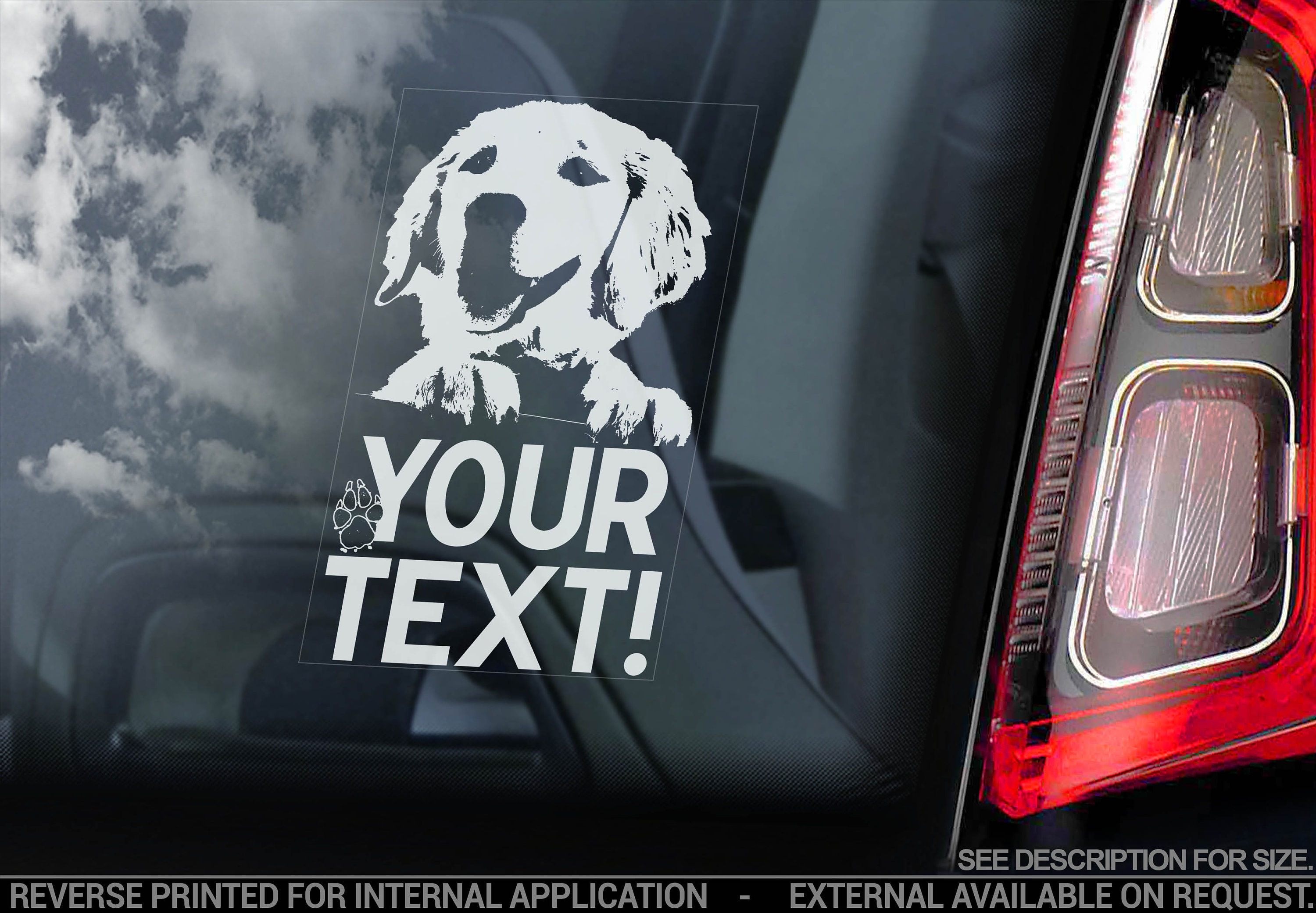 Wallpaper #dc4bd Custom Decal with Your Text Rear Window Decal Car Sticker Etsy