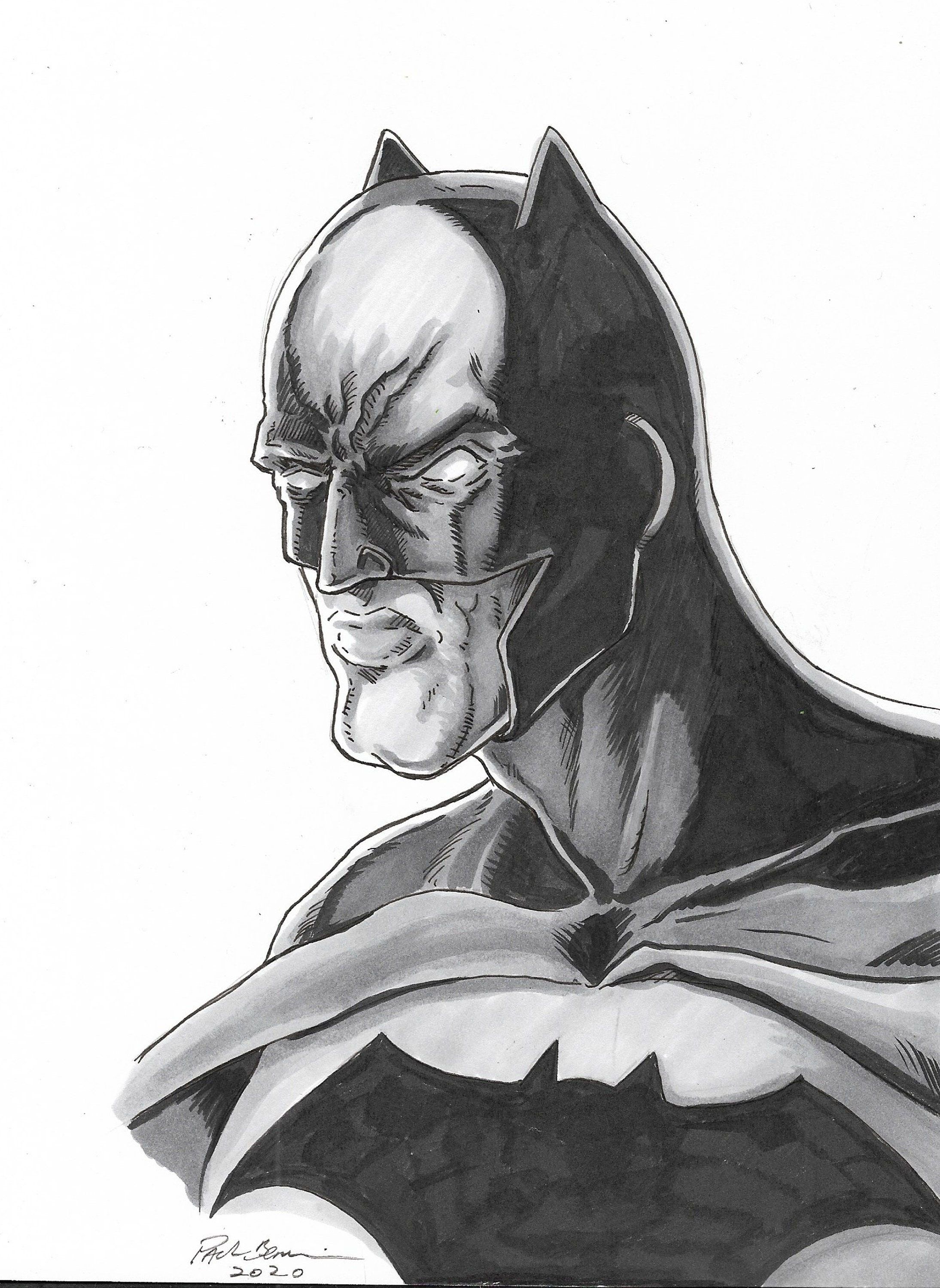 Wallpaper #7jMpM5MBcgDP3FvJVqk-33 Batman Sketch Pen Ink and Marker Etsy