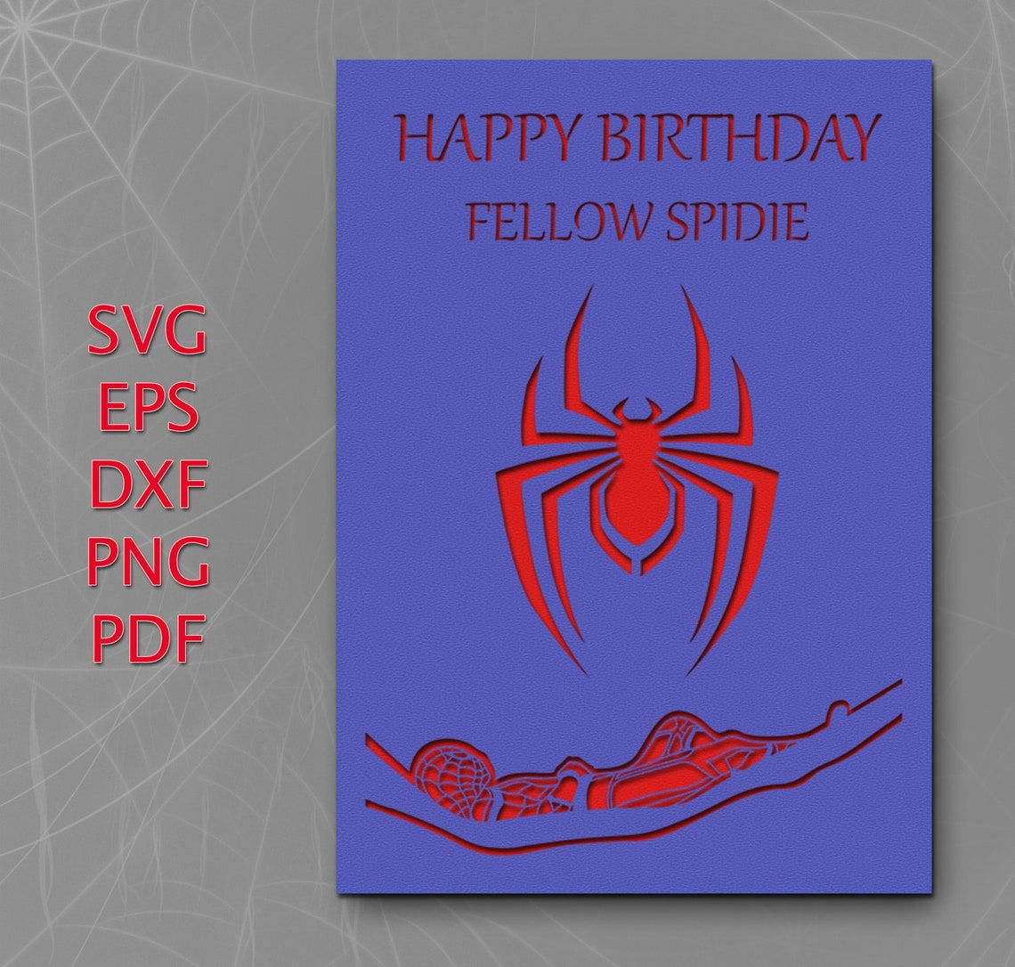 Wallpaper #NRVONpMB-CQNECa2DifU304 Spiderman Birthday Card Svg Happy Birthday Card Super Hero Birthday