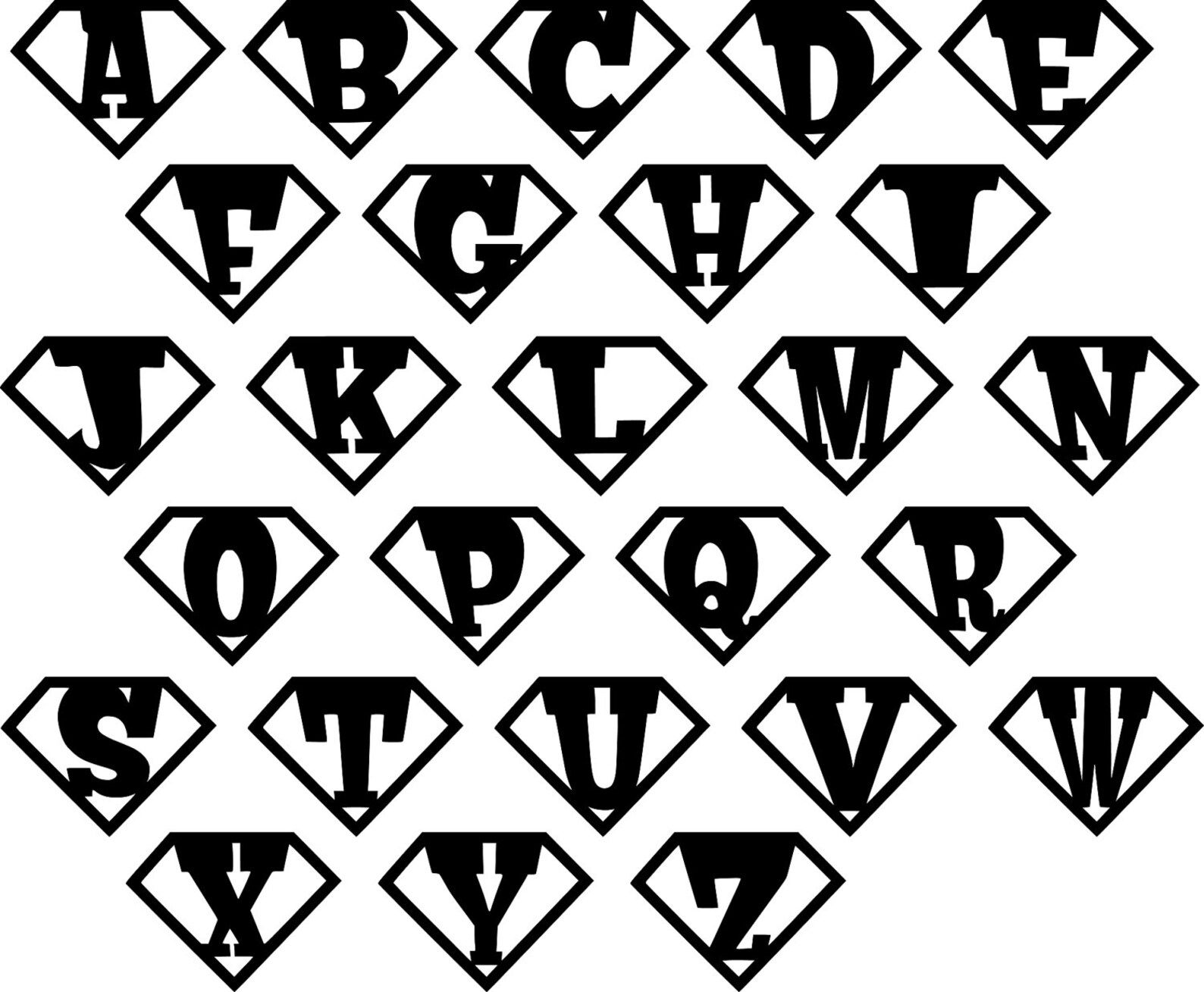 Wallpaper #ljUMk5cBk_lpvpalJpXF123 Superhero Initial Shield Vinyl Wall Decals Etsy