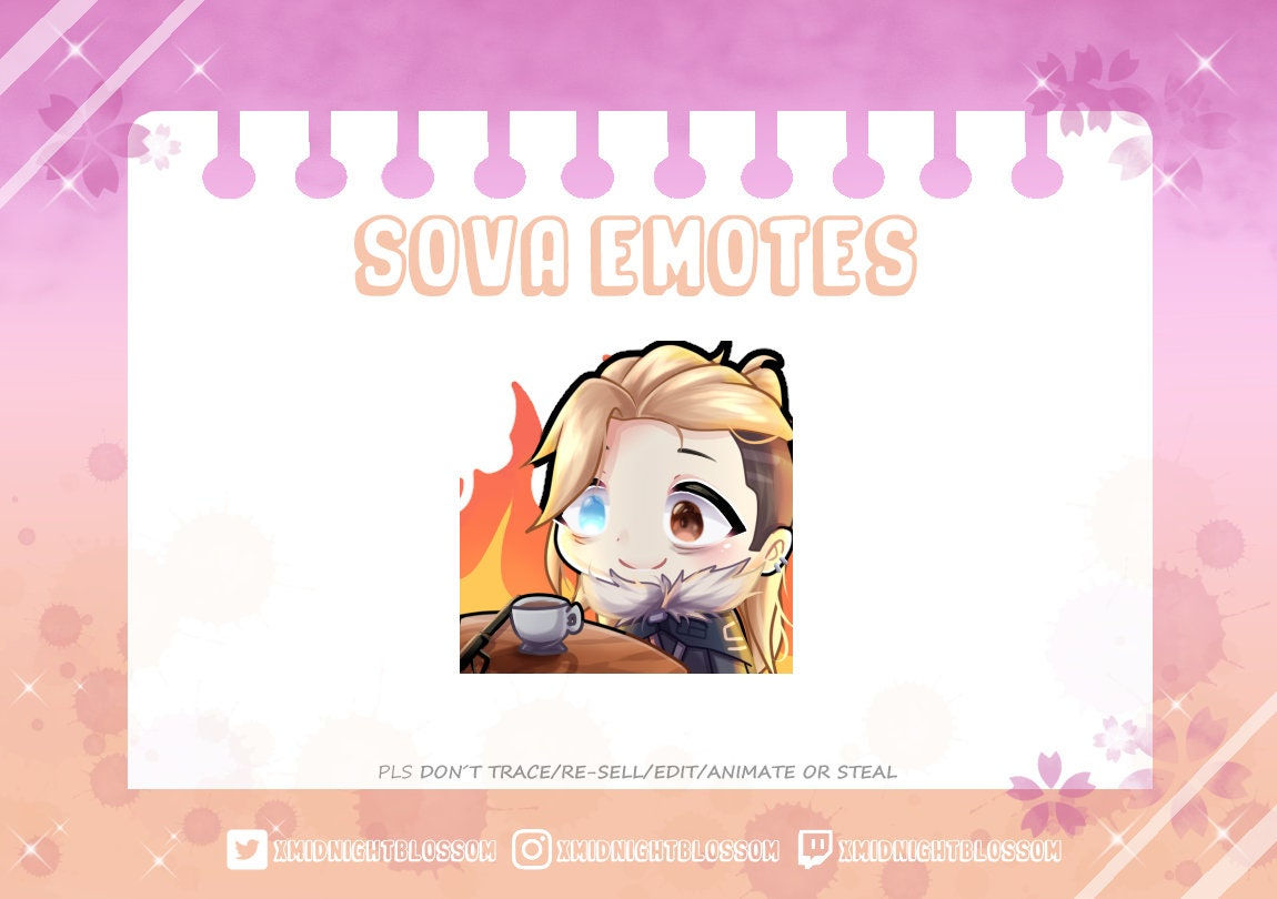 Wallpaper #lGeUCZMBSpphPi3-fNDx41 Sova This is Fine Meme Emote for Twitchdiscord Sticker Emote Etsy