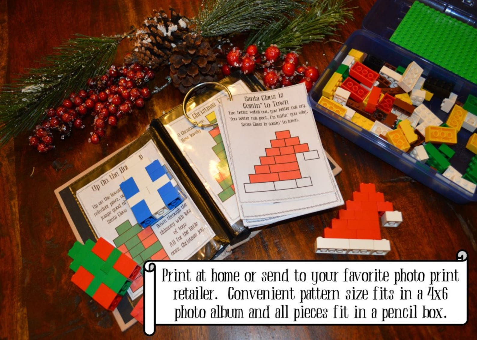 Wallpaper #UmdW6pIBSpphPi3-sUax61 12 Days of Christmas Advent Lego Brick Pattern Activity Kit Etsy