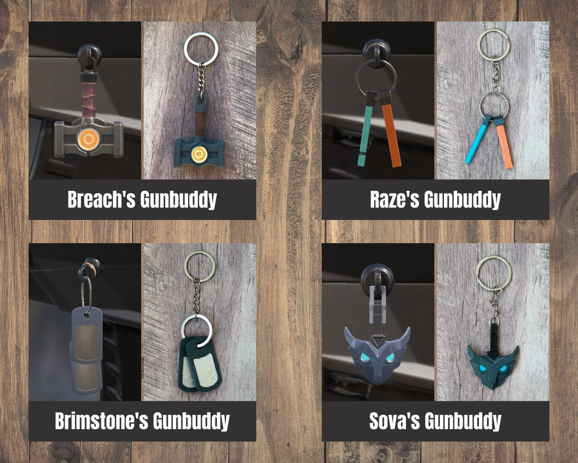 Wallpaper #DxlCFY8BtGB6xQ78mGse17 Valorant Keychain Gun Buddy Charm Etsy