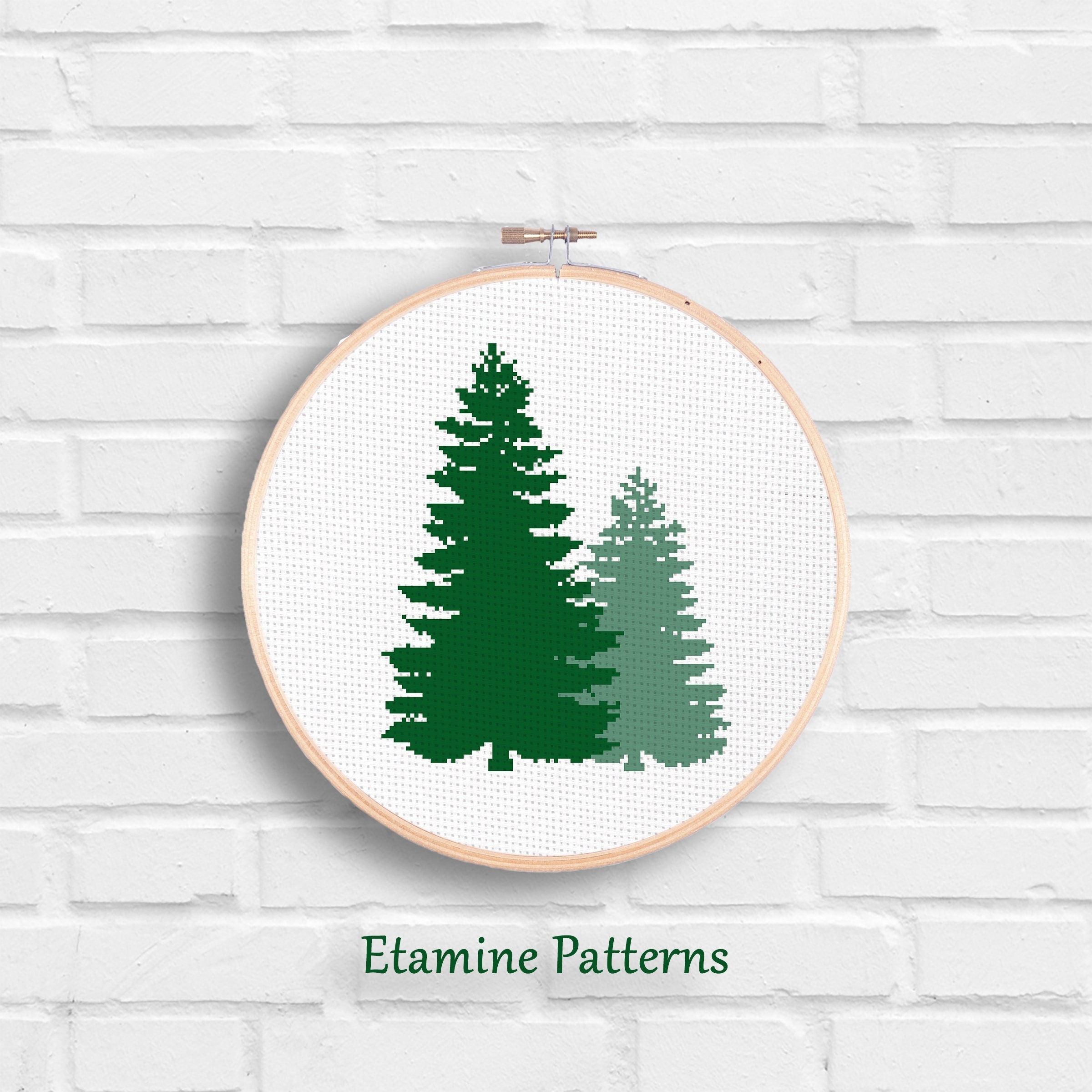 Wallpaper #BGdQC5MBSpphPi3-qtkV364 Tall Pine Tree Cross Stitch Pattern Pdf Christmas Tree Cross Etsy