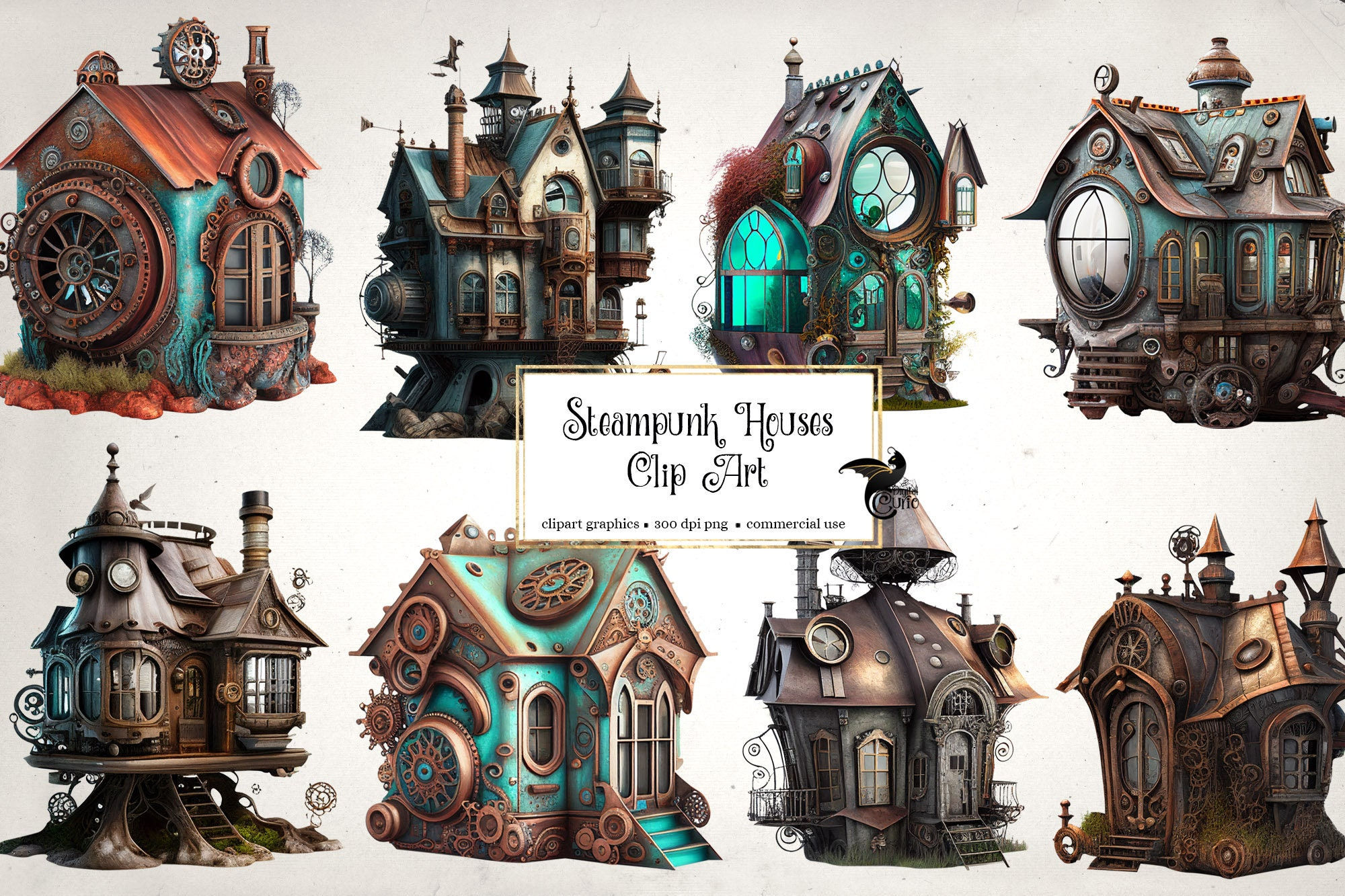 Wallpaper #FWcrDpMBSpphPi3-Remc21 Steampunk House Concept