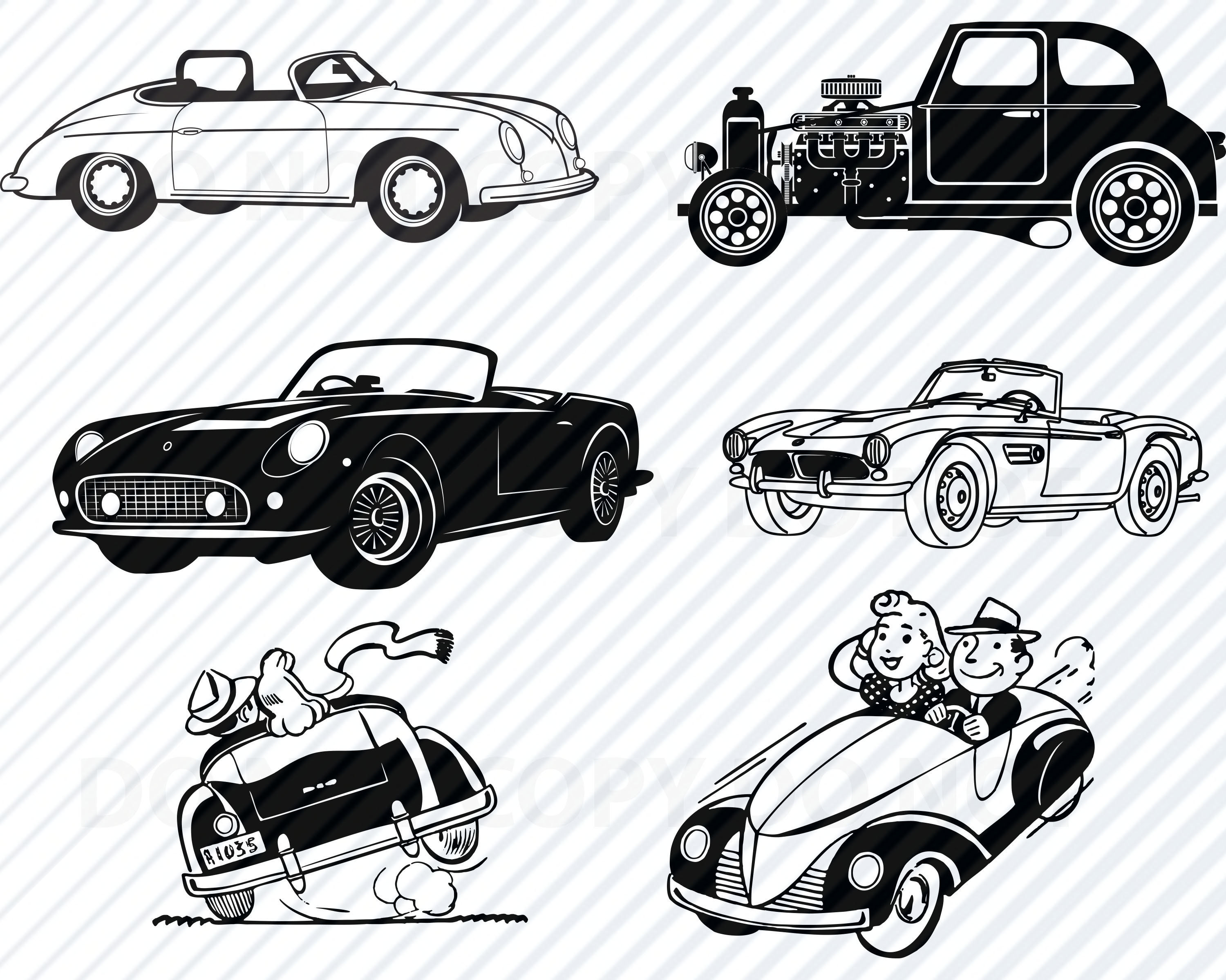 Wallpaper #GGfAC5MBSpphPi3-iNun71 Classic Car Silhouette Svg