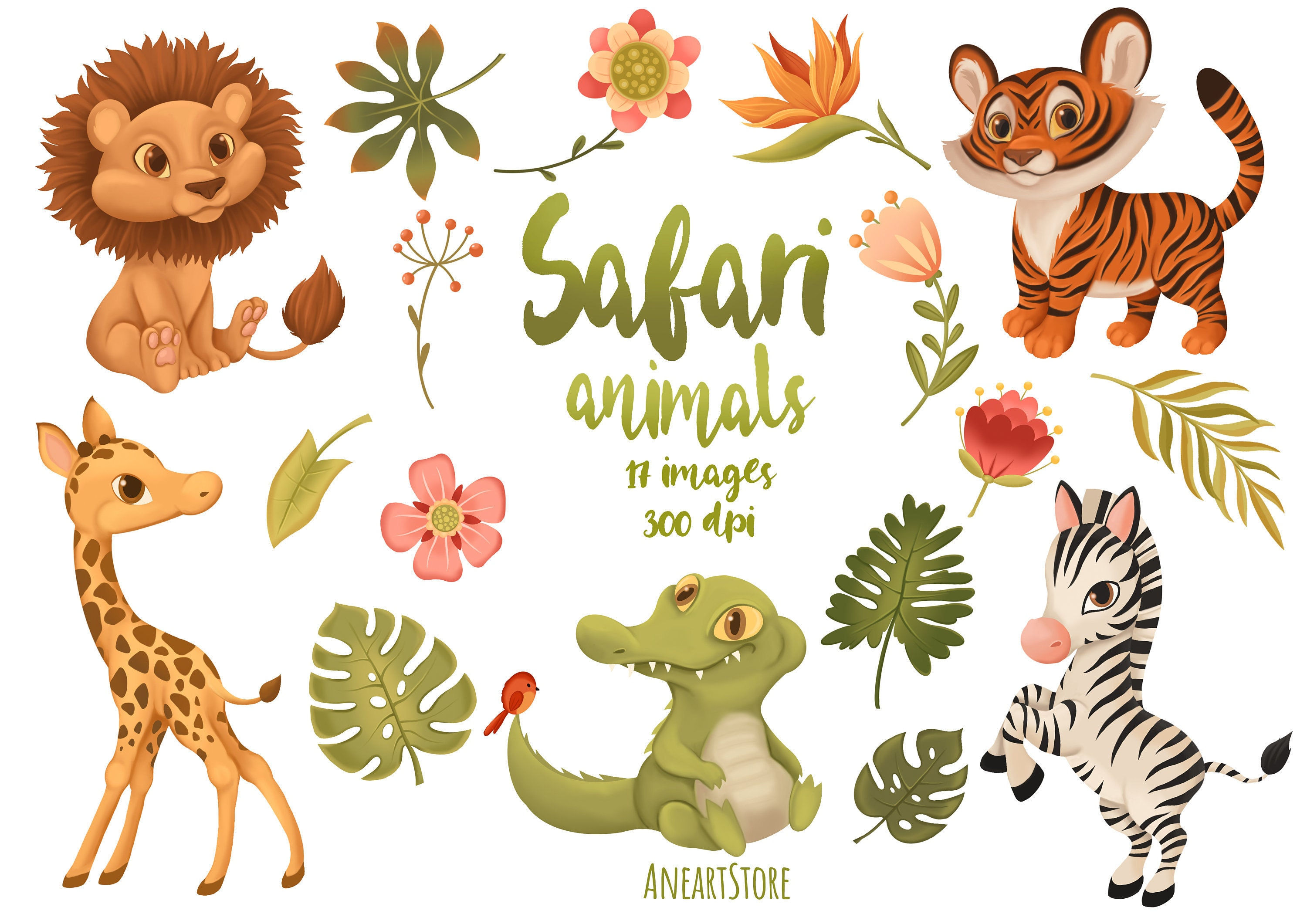 Wallpaper #03c4b Happy Jungle Safari Birthday Our Amhiraya Studio