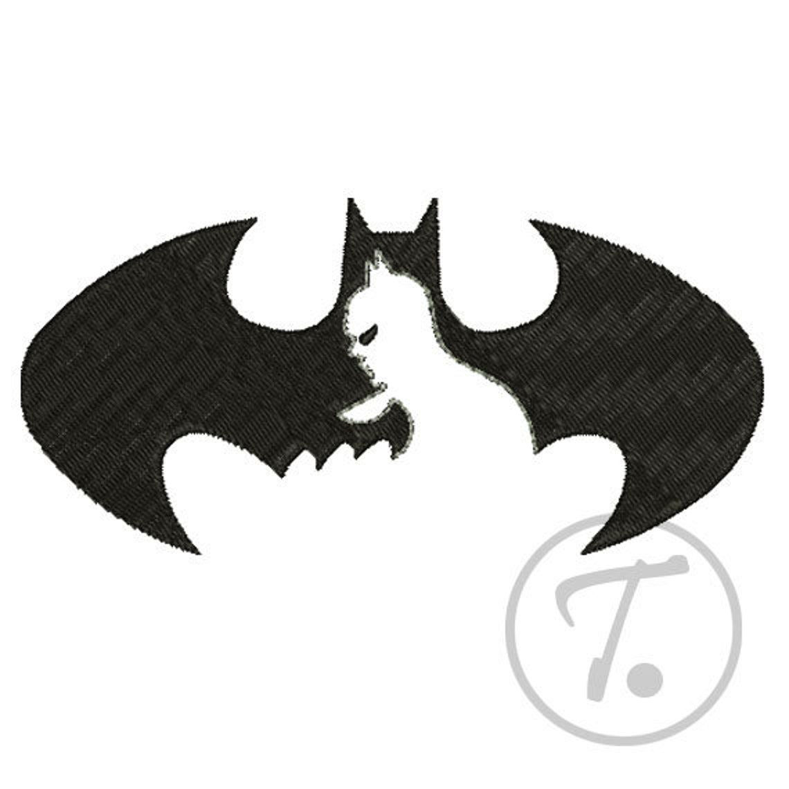 Wallpaper #z2iuJJMBSpphPi3-ijlY39 Super Heroes Batman Silhouette Batman Embroidery Design of Etsy