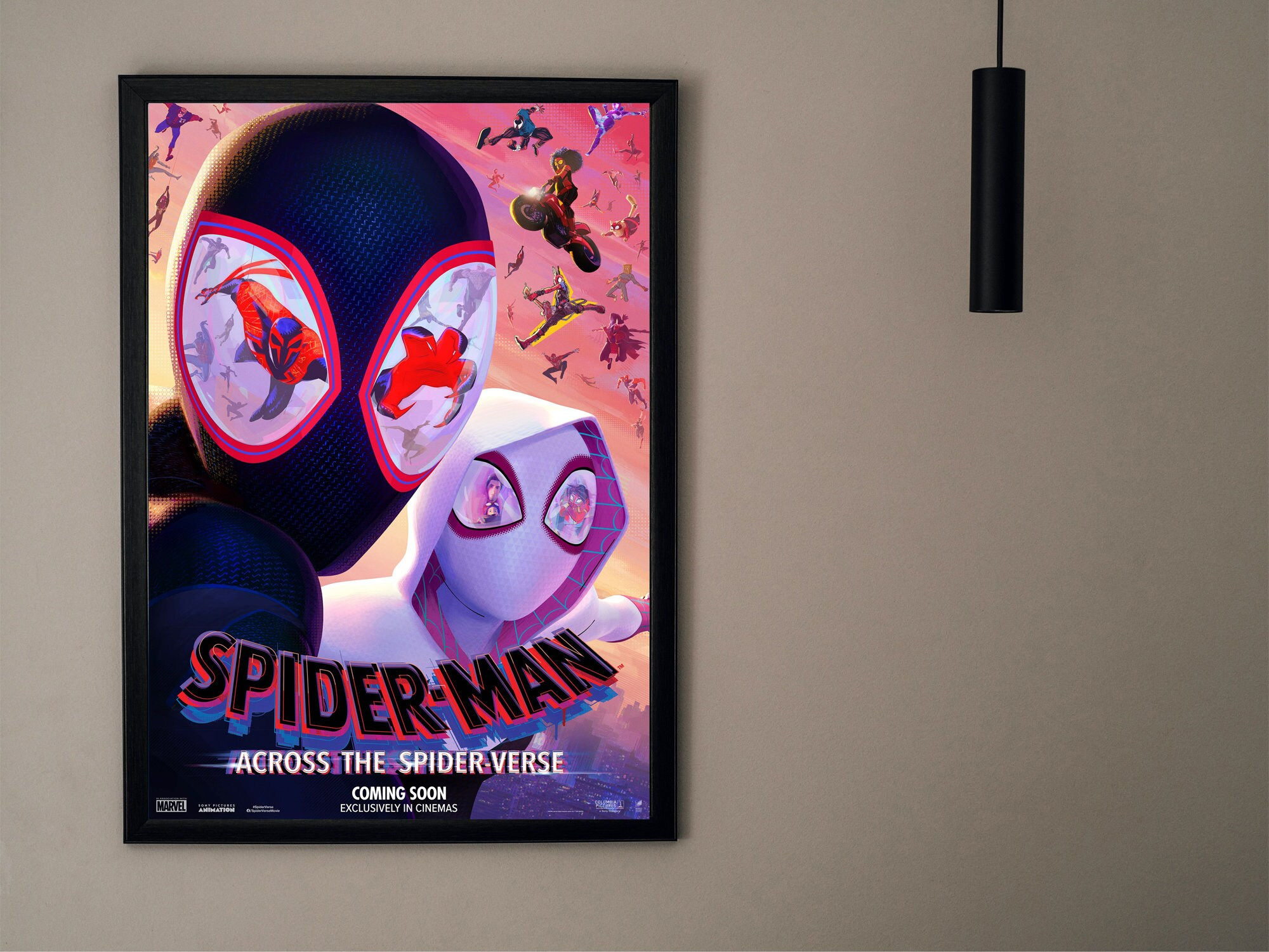 Wallpaper #RGdL8JIBSpphPi3-J2YS326 Spider Man Across the Spider Verse Movie Poster Sold by Vicine Studio
