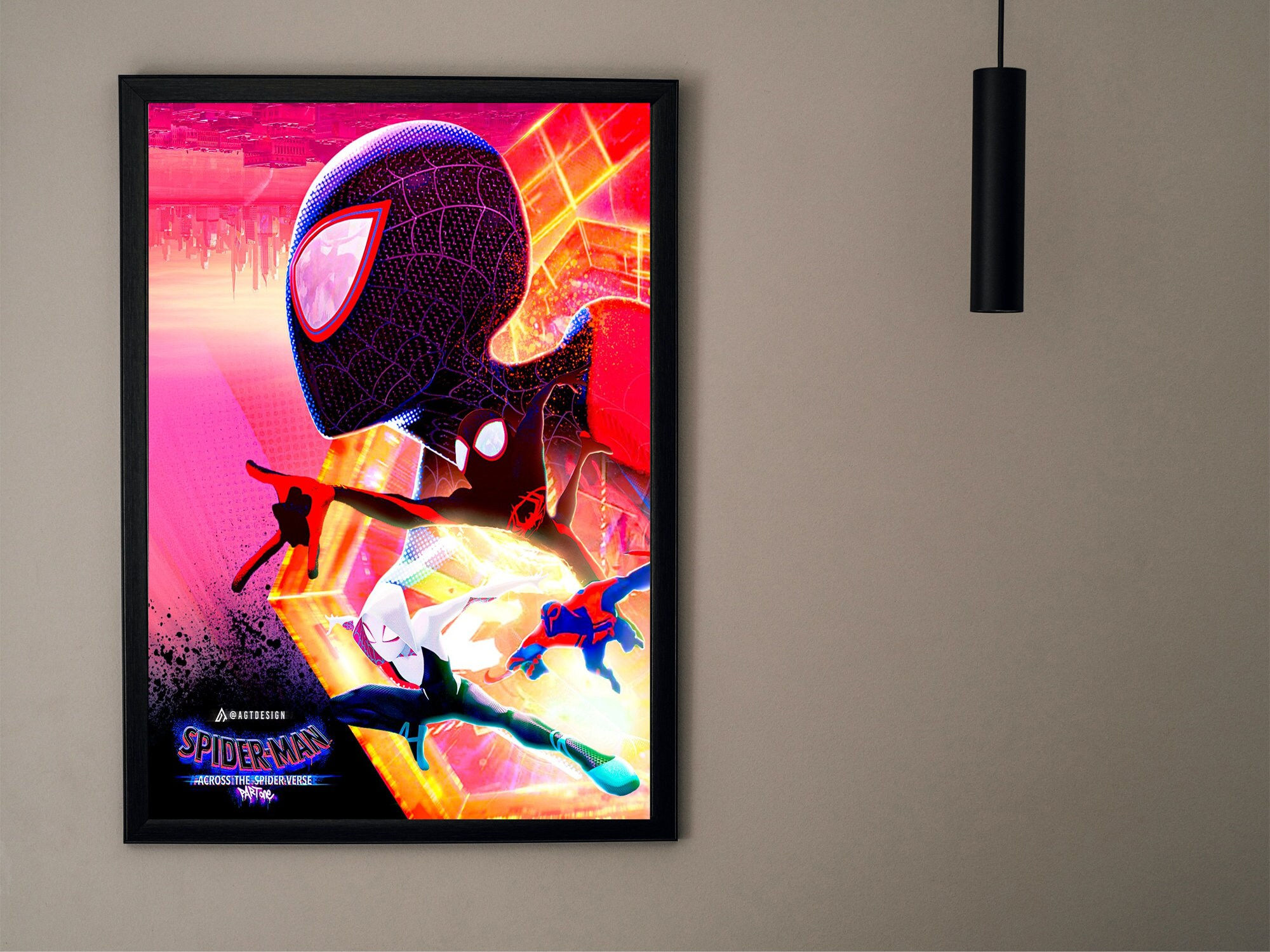 Wallpaper #RGdL8JIBSpphPi3-J2YS353 Spider Man Across the Spider Verse Movie Poster Sold by Vicine Studio