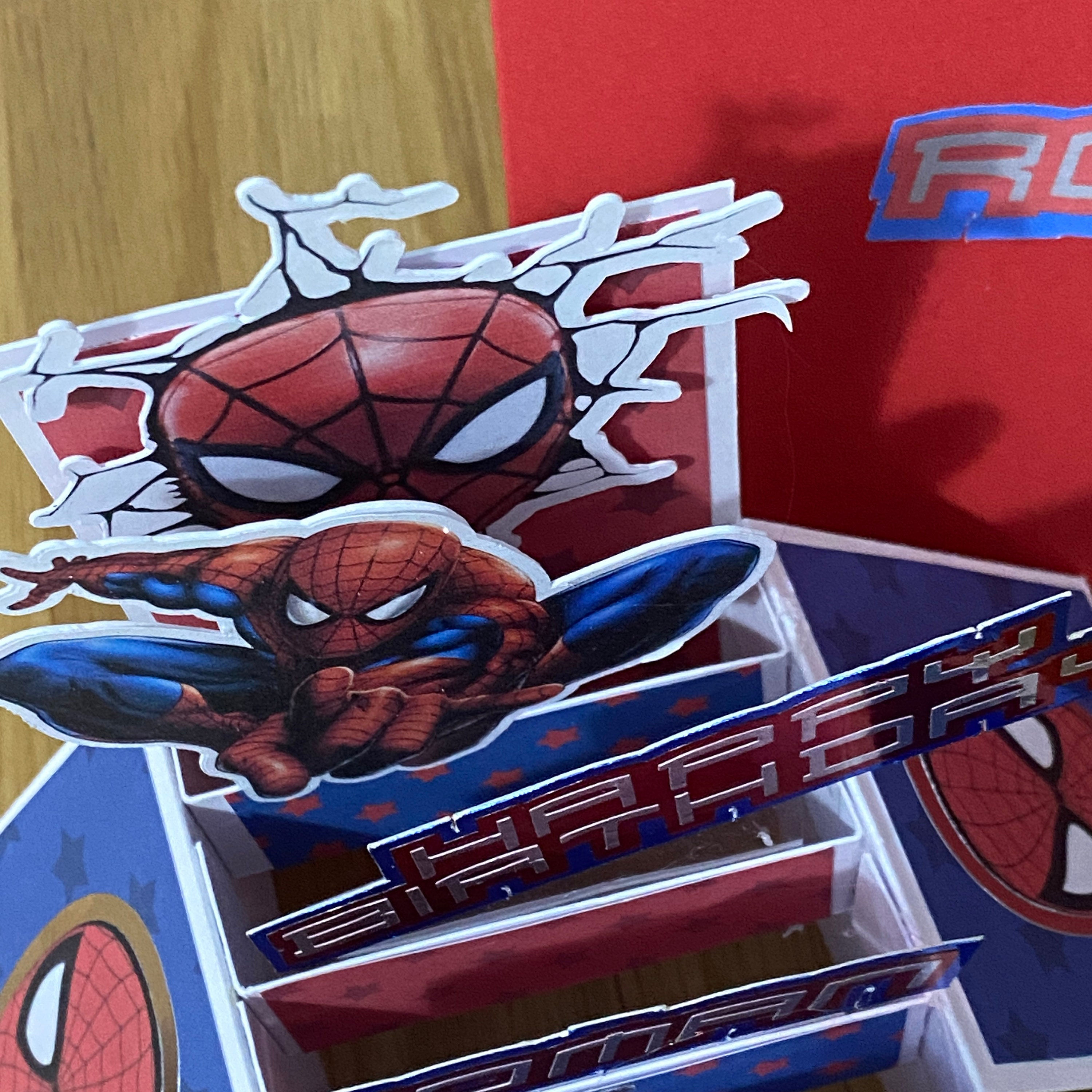 Wallpaper #42gqGJMBSpphPi3-rBHu61 Personalised Spider Man Birthday Card Matching Items Also Etsy Uk