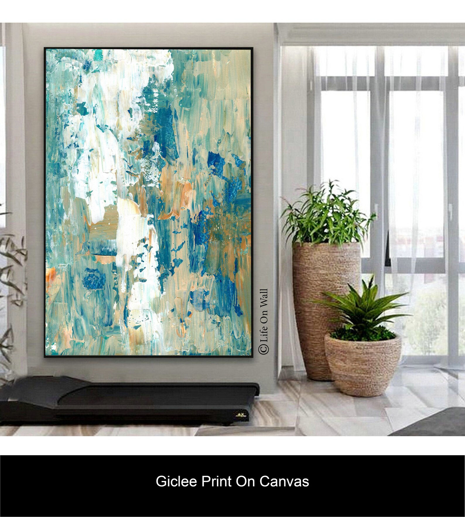 Wallpaper #2hn-IY8BtGB6xQ78toCO49 Abstract Painting Print on Canvas Large Abstract Art Giclee Etsy