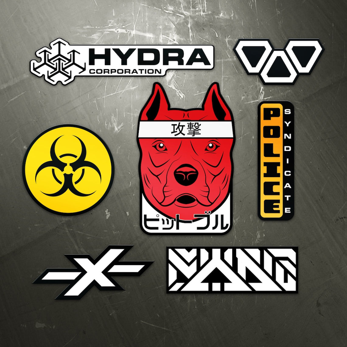 Wallpaper #tH0H8o4Bnwiau_P6-woB7 Cyberpunk Sticker Pack Waterproof Cyberpunk Decal Set Tag to Etsy