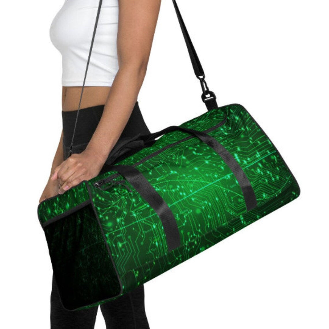Wallpaper #kRmDAo8BtGB6xQ7820q552 Cyberpunk Weekender Bag Duffle Bag Gym Bag Cyber Goth Bag Etsy