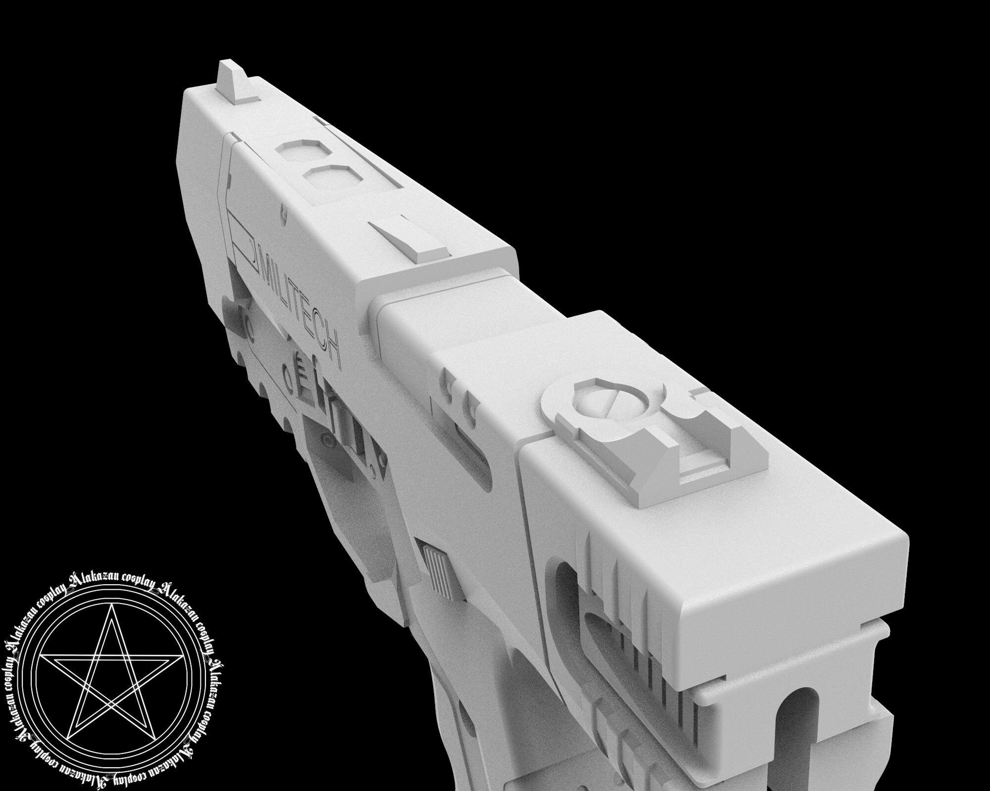 Wallpaper #gmdL_5IBSpphPi3-4aLN91 Militech M 10af Lexington Cyberpunk Inspired Pistol 3D File Etsy Canada
