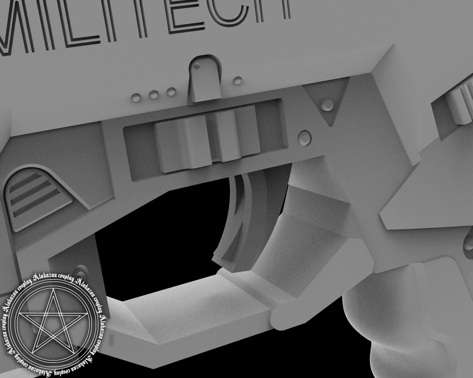 Wallpaper #gmdL_5IBSpphPi3-4aLN144 Militech M 10af Lexington Cyberpunk Inspired Pistol 3D File Etsy Canada