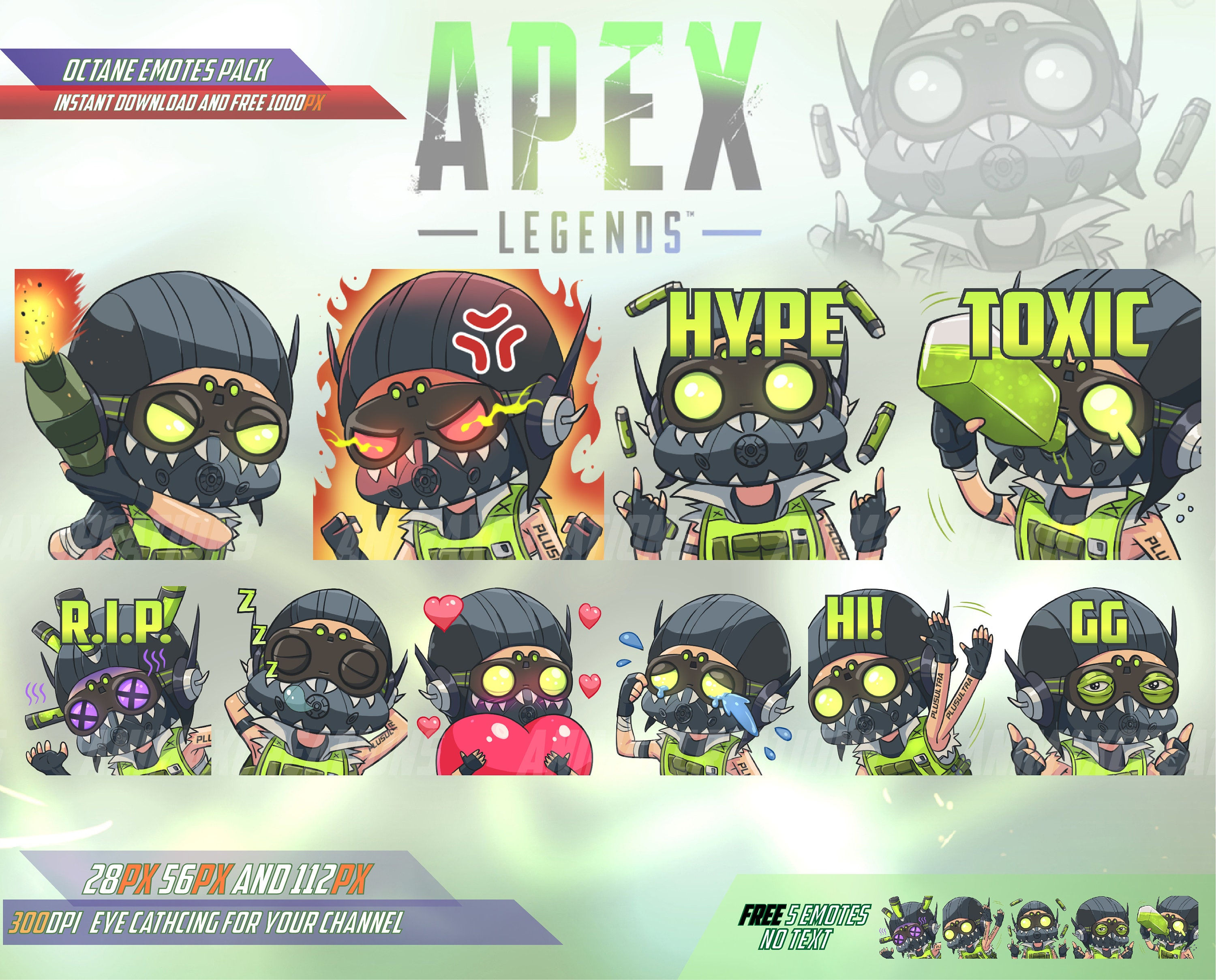 Wallpaper #KmhvIpMBSpphPi3-ejPs15 Octane Apex Legends Emotes Octane Apex Legends Chibi Apex Etsy Hong Kong