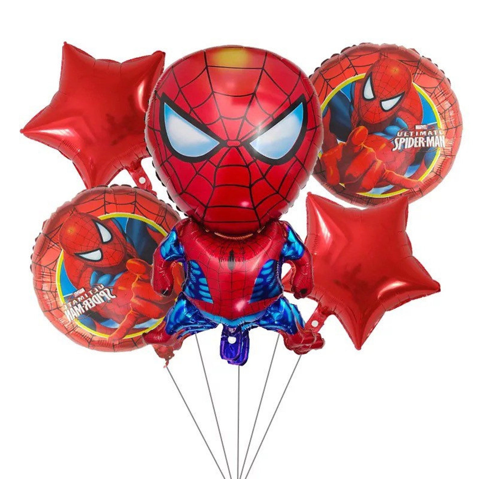 Wallpaper #4BktDo8BtGB6xQ78BFgi13 Spider Man Balloon Bouquet Birthday Balloons Party Decorations Etsy