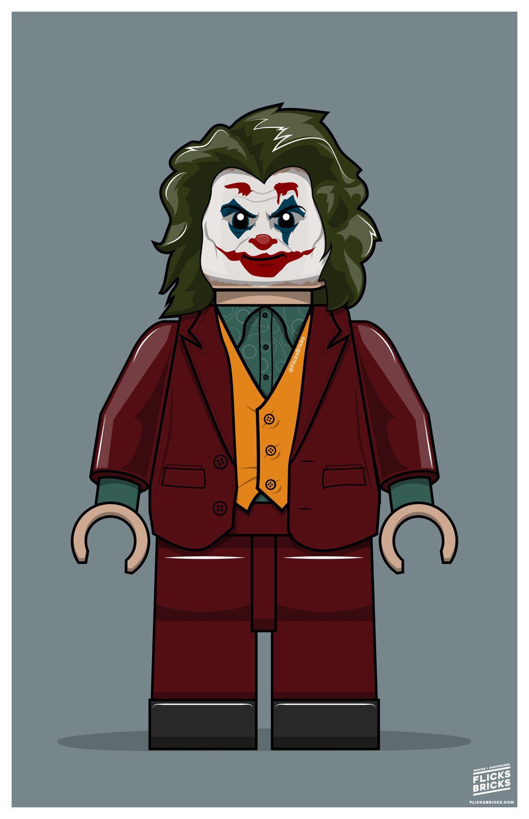 Wallpaper #-xnPLI8BtGB6xQ78jpCl49 Flicksbricks Joker Custom Lego Art Batman Joaquin Etsy