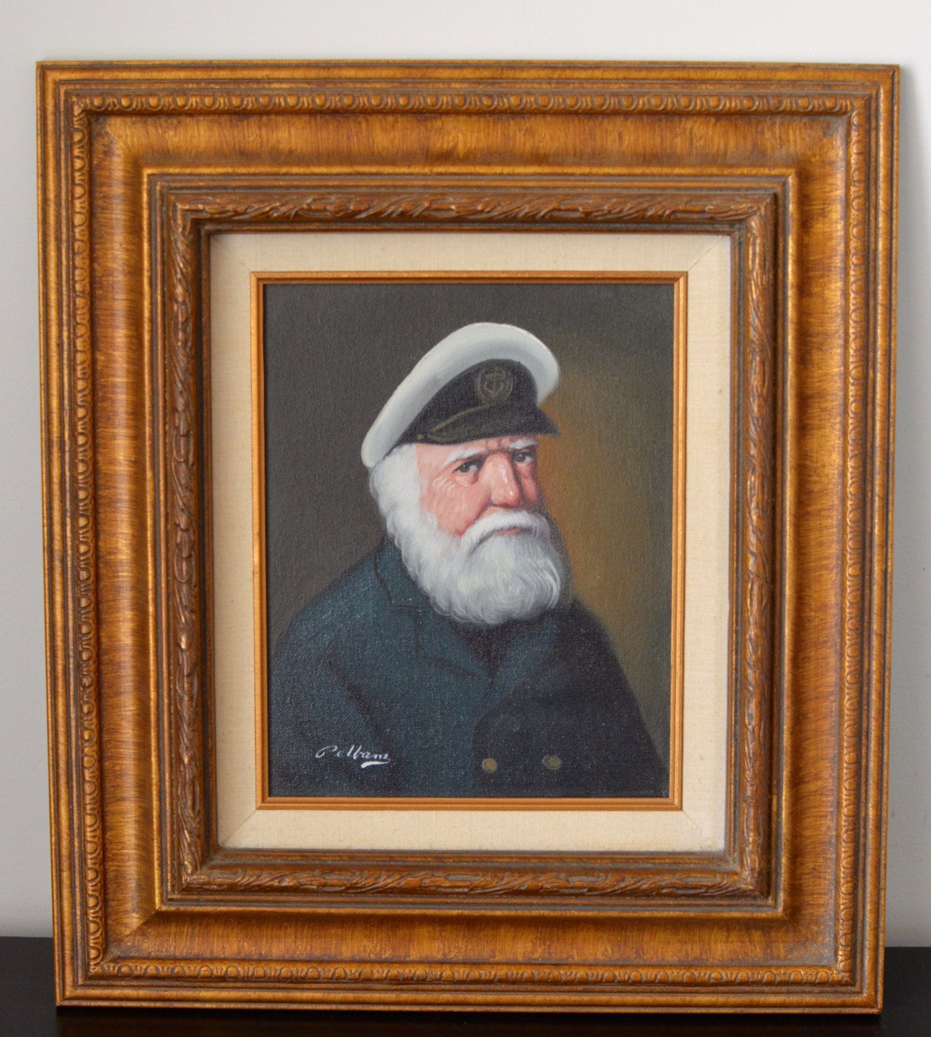 Wallpaper #sTGvNZMB5zzyi_yYOVfz304 Old Sea Captain Portrait Oil Painting Signed by Artist David Etsy