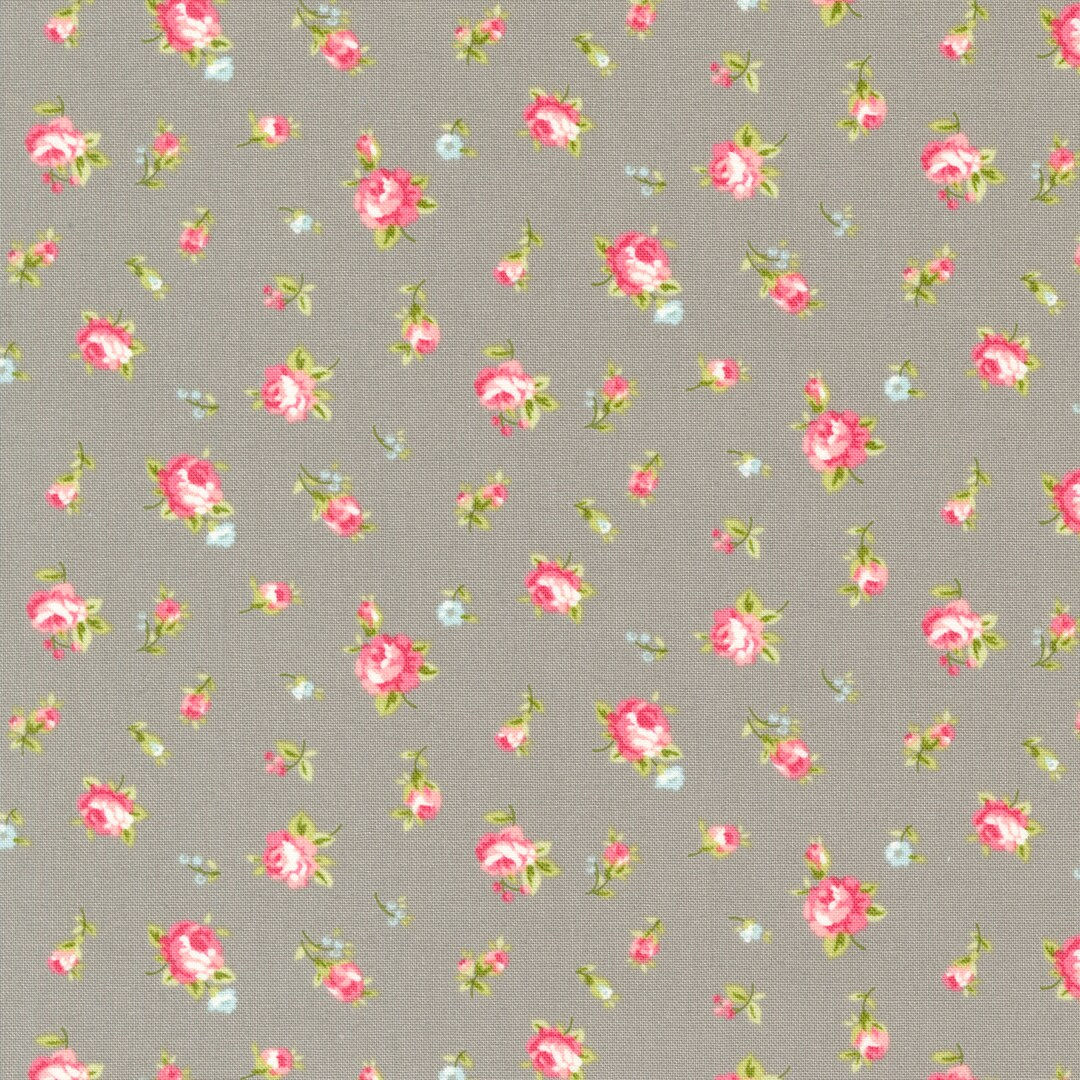 Wallpaper #tPu2hJcBx-Hc5Y20nq-1152 Ellie by Brenda Riddle for Moda Fabrics Tossed Floral 18761 18 Pebble 1