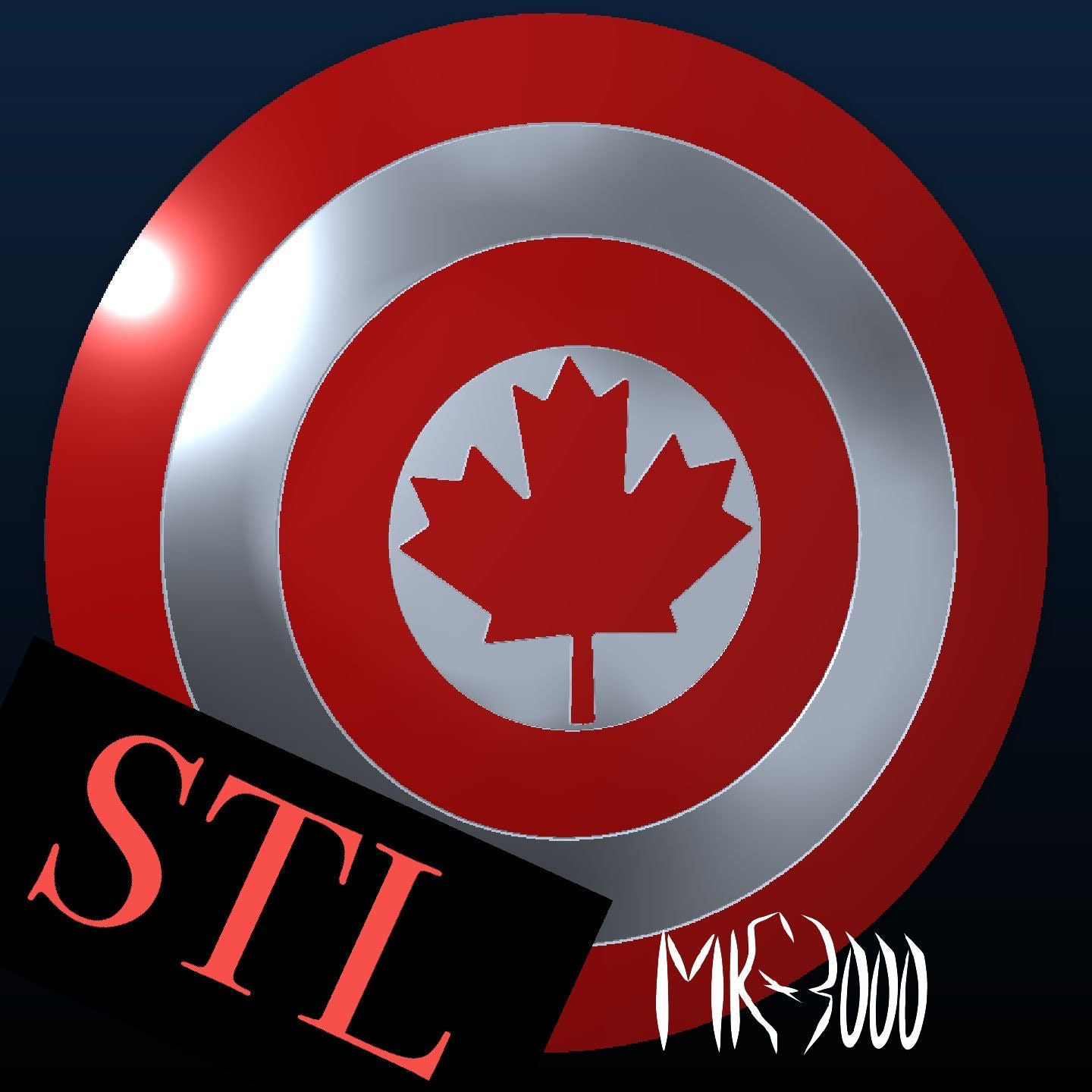 Wallpaper #yDEUNpMB5zzyi_yYZFhW13 Captain Canada Shield Stl File Etsy Canada