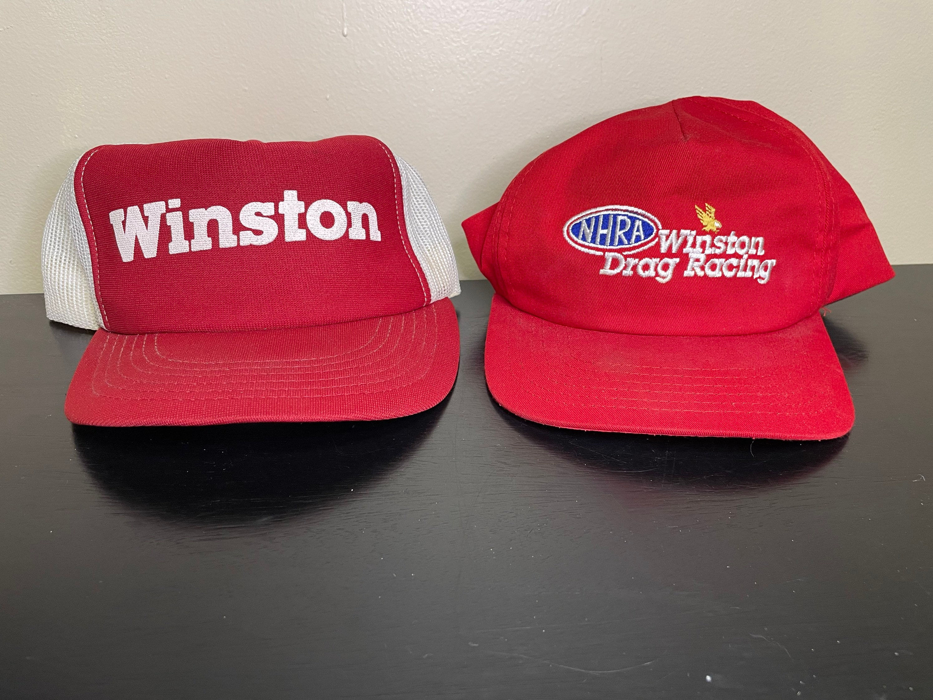 Wallpaper #PmfbDpMBSpphPi3-3OwJ134 Winston Nhra Drag Racing Vintage Hats Two Etsy
