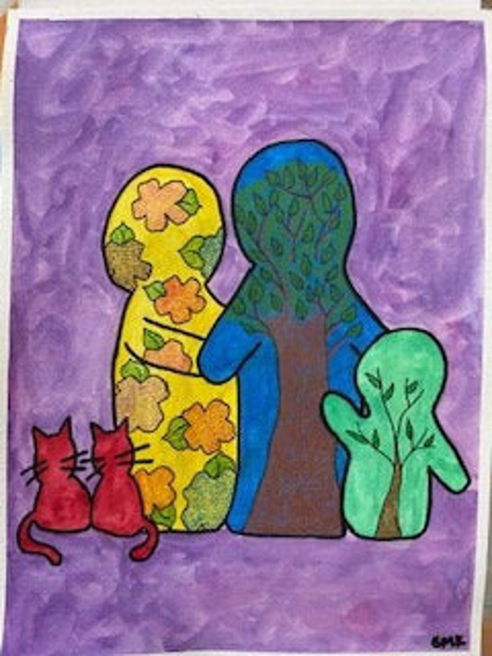 Wallpaper #2Gdl5pIBSpphPi3-lzJ567 Customizable Personalization Abstract Artwork Family Portrait Etsy