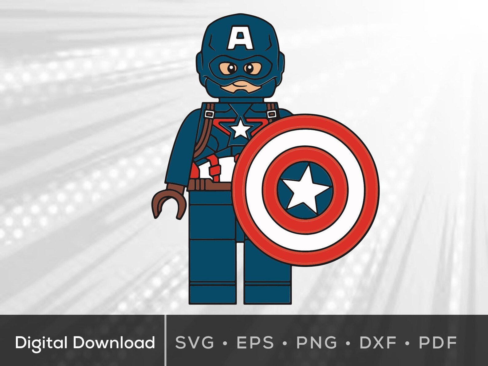 Wallpaper #24158 Captain America Shield Clock