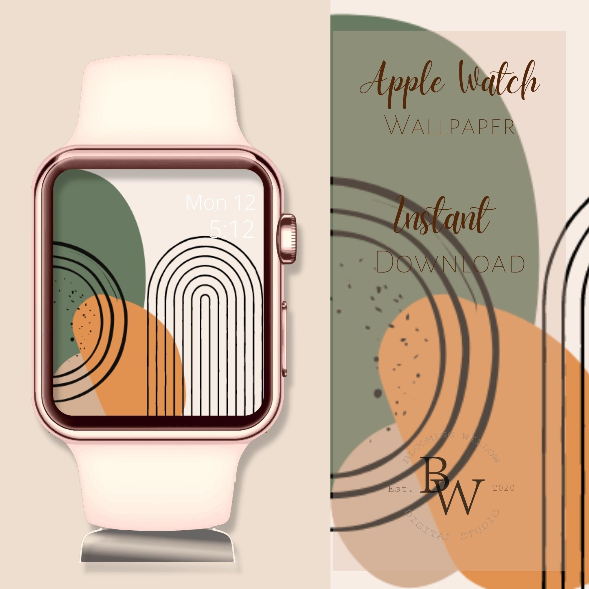 Wallpaper #d4d84 Apple Watch Wallpaper Apple Watch Face Owl Watch Wallpaper Etsy