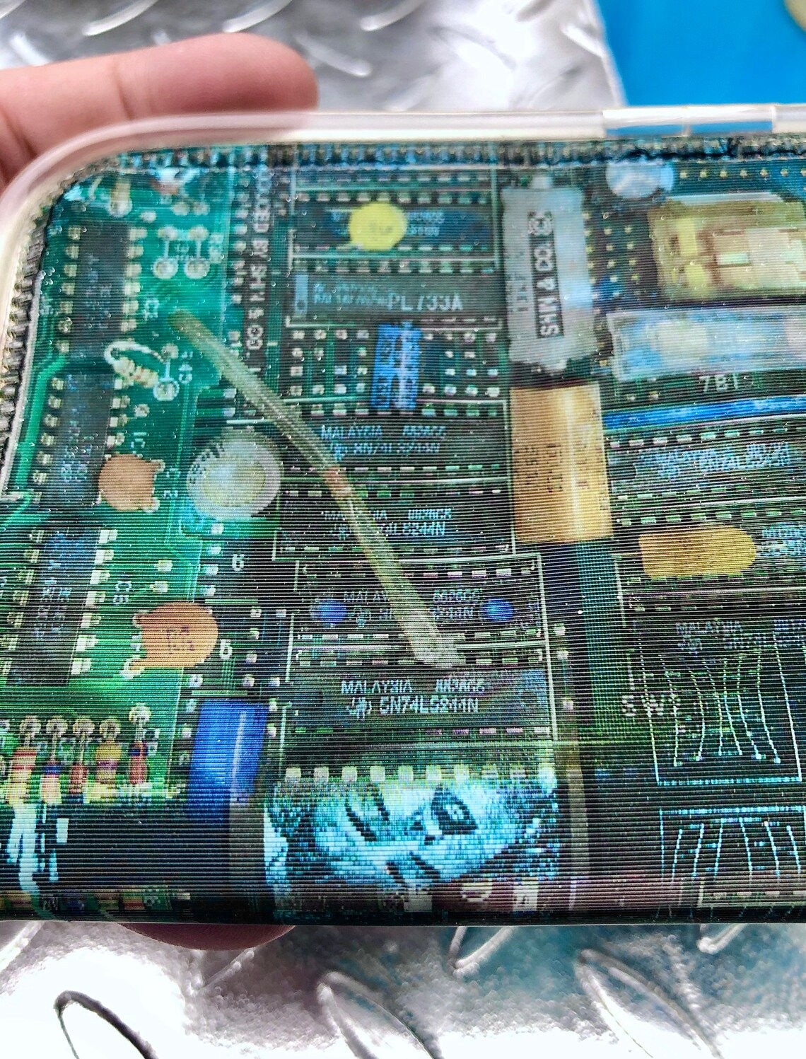 Wallpaper #9a3bMZMBKf019FdaOxFe37 Vintage Cyberpunk Lenticular Printing Wallet Etsy