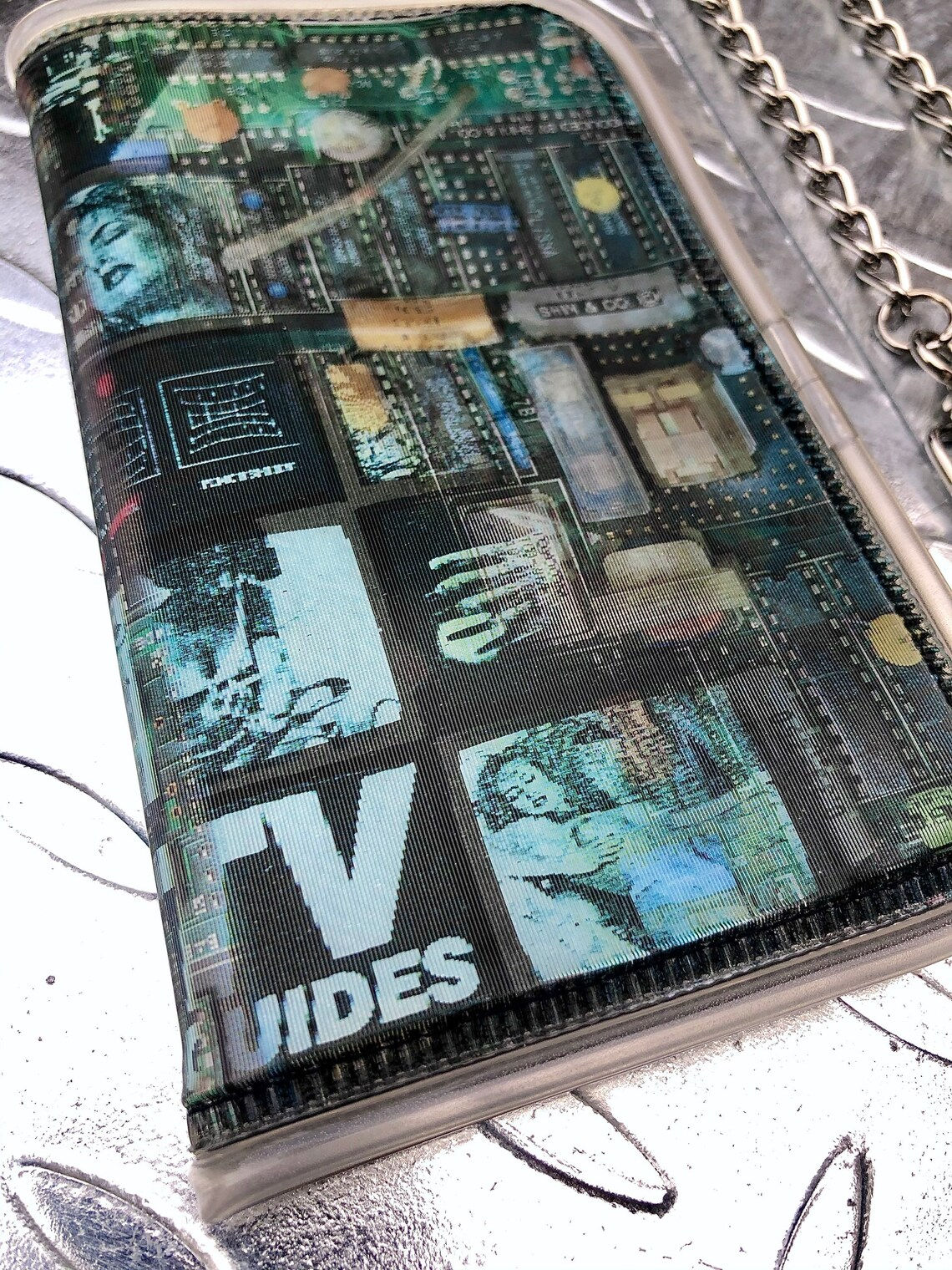 Wallpaper #9a3bMZMBKf019FdaOxFe27 Vintage Cyberpunk Lenticular Printing Wallet Etsy