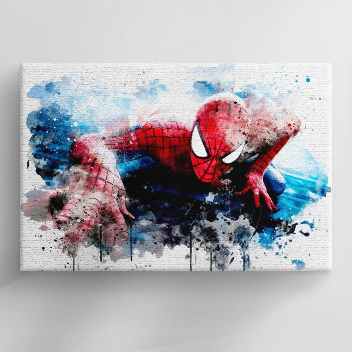 Wallpaper #EGiVFpMBSpphPi3-6QxI254 Spiderman Wall Art Poster Cadre Et Option Toile Etsy