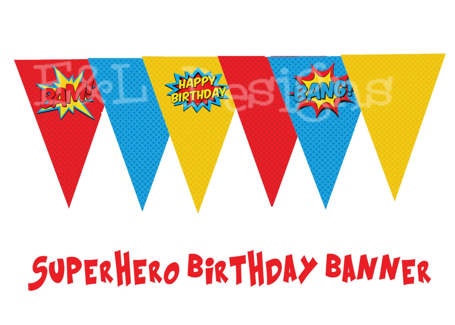 Wallpaper #aBmAOo8BtGB6xQ78Ea2r50 Superhero Triangle Birthday Banner Superhero Birthday Party Etsy