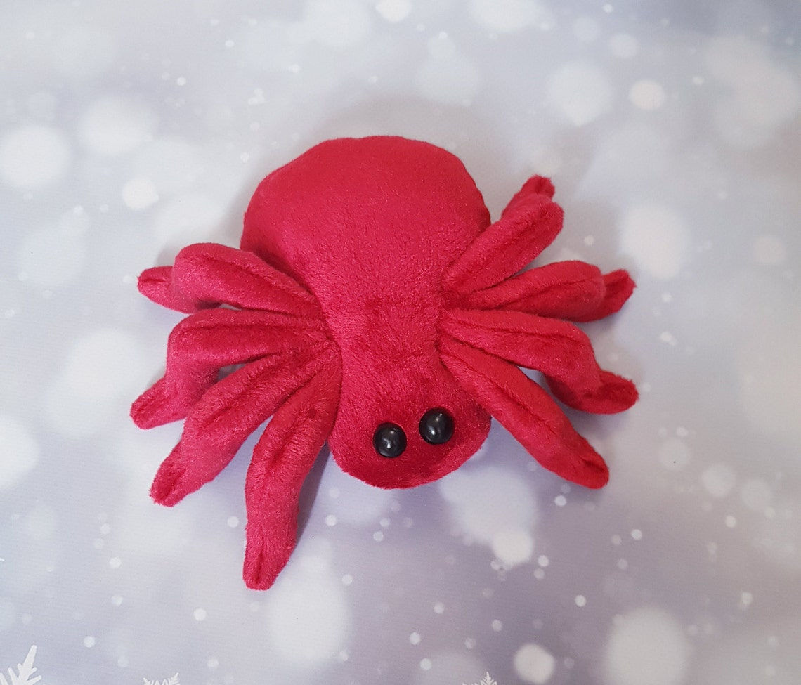 Wallpaper #3PQROpMBKFX8bn3rnHfv96 Red Stuffed Spider Toy Kids Plush Toy Tarantula Halloween Etsy