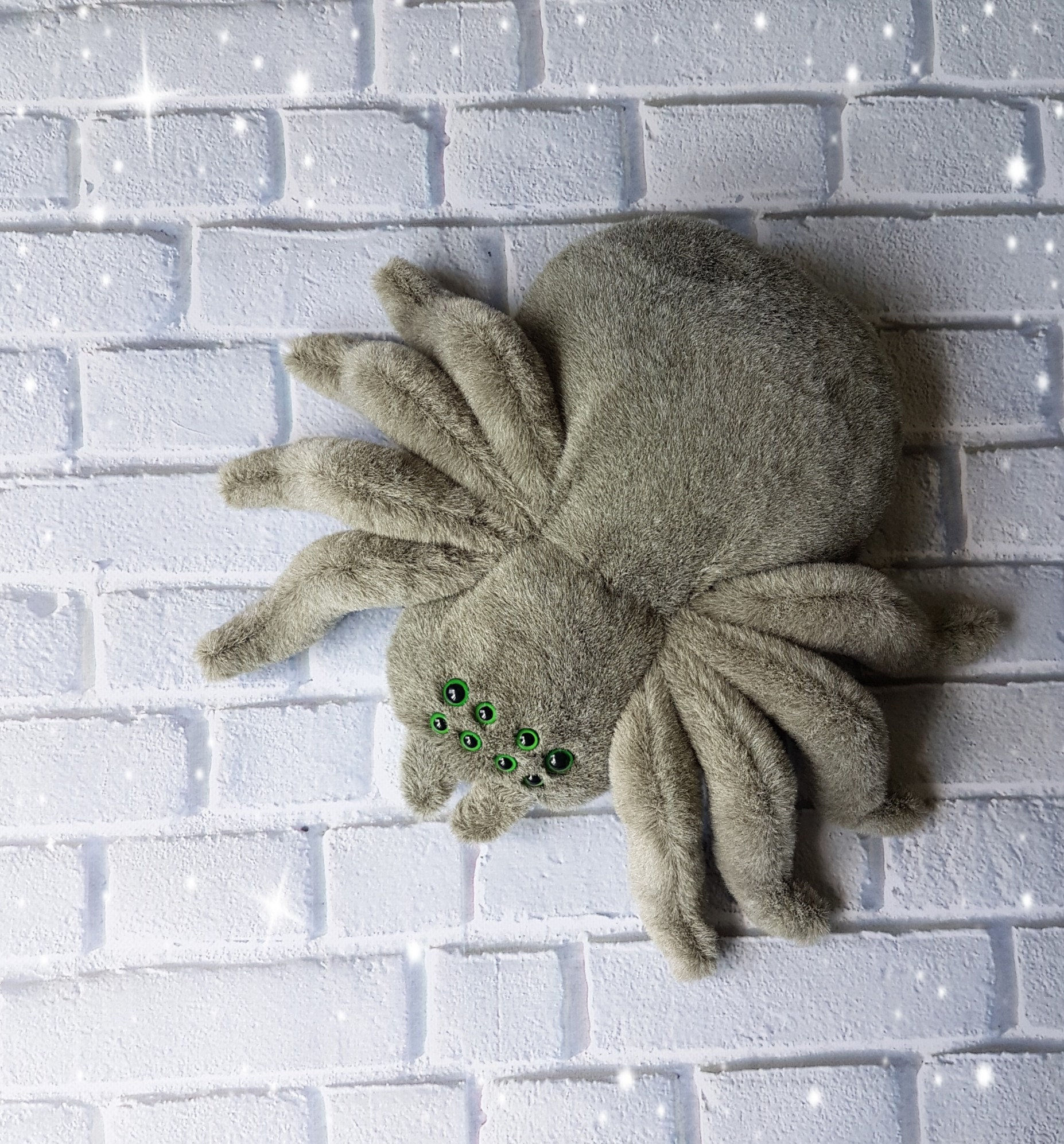 Wallpaper #GfQnOpMBKFX8bn3r3Xh838 Big Plush Spider Tarantula Halloween Baby Gift Large Grey Etsy