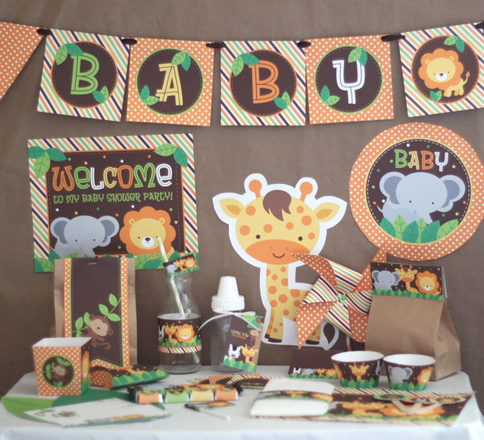 Wallpaper #d4b28 Rustic Jungle Safari Babyshower the Most Requested Theme of