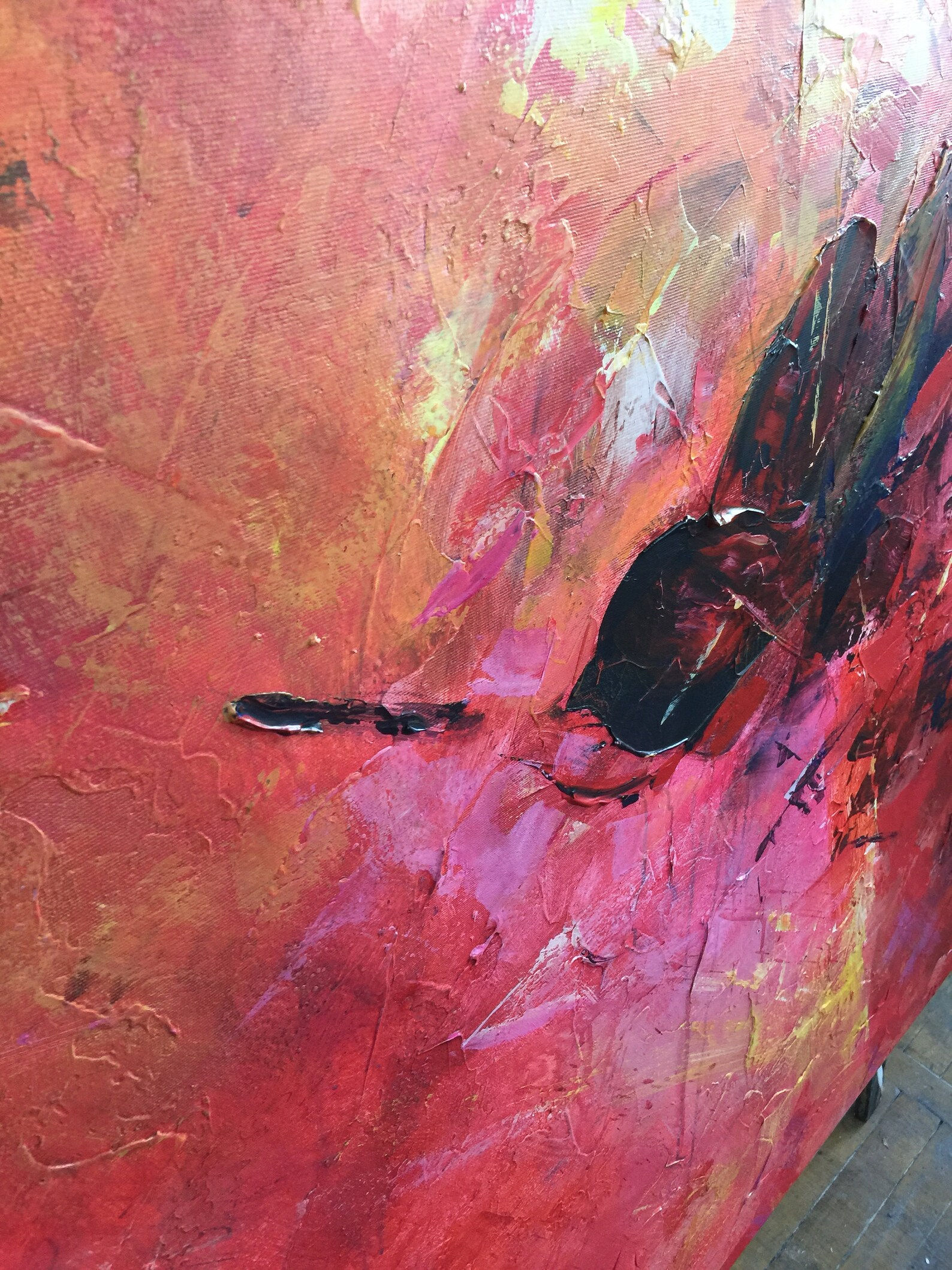 Wallpaper #Zmda6pIBSpphPi3-wkYj209 Red Wall Art Abstract Red Painting Colorful Painting Large Etsy