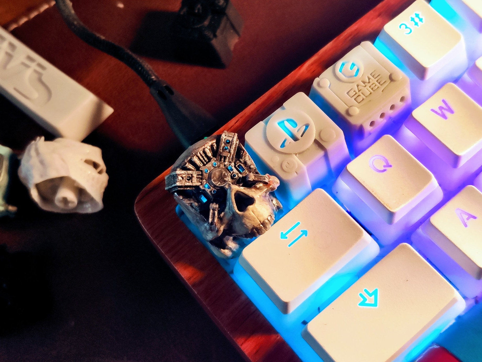 Wallpaper #I6WROJMBVBiSkHCaw44033 Cyberpunk 2077 Face Implants Keycap for Mechanical Keyboards Etsy