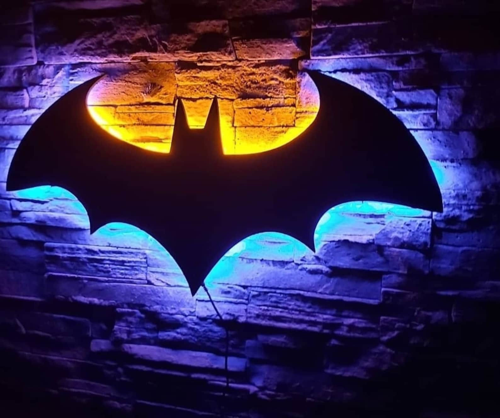 Wallpaper #mhkbHo8BtGB6xQ78zngx12 Batman Neon Sign Wall Lighting Art LED Sign Gift for Kids Etsy