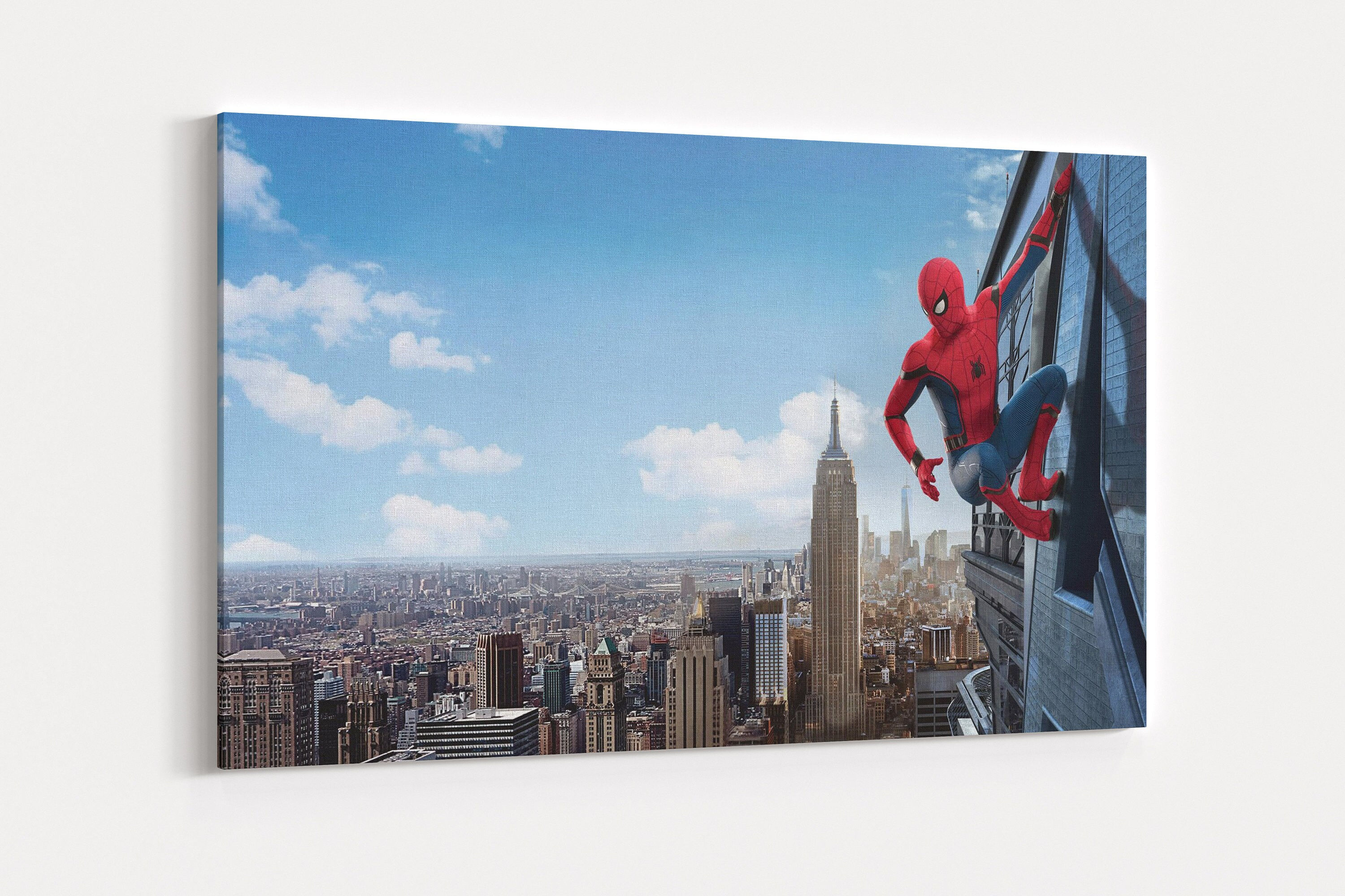 Wallpaper #EGiVFpMBSpphPi3-6QxI99 Spider Man Canvas Print Wall Art Design Various Sizes Etsy