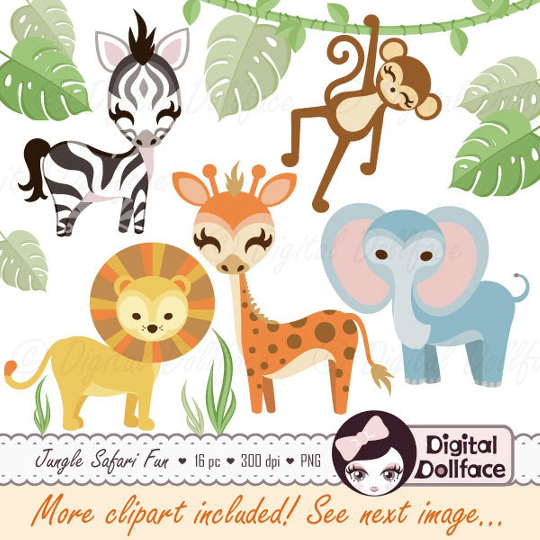 Wallpaper #03c4b Happy Jungle Safari Birthday Our Amhiraya Studio