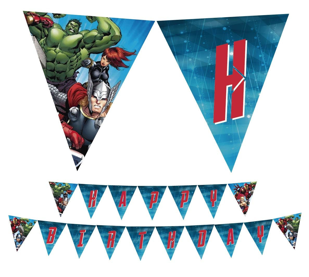 Wallpaper #0DG3NZMB5zzyi_yY0lfv62 Avengers Printable Happy Birthday Banner Etsy